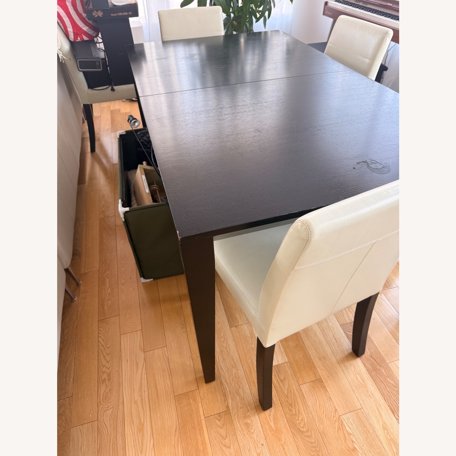 Espresso Extendable Dining Table - image-3