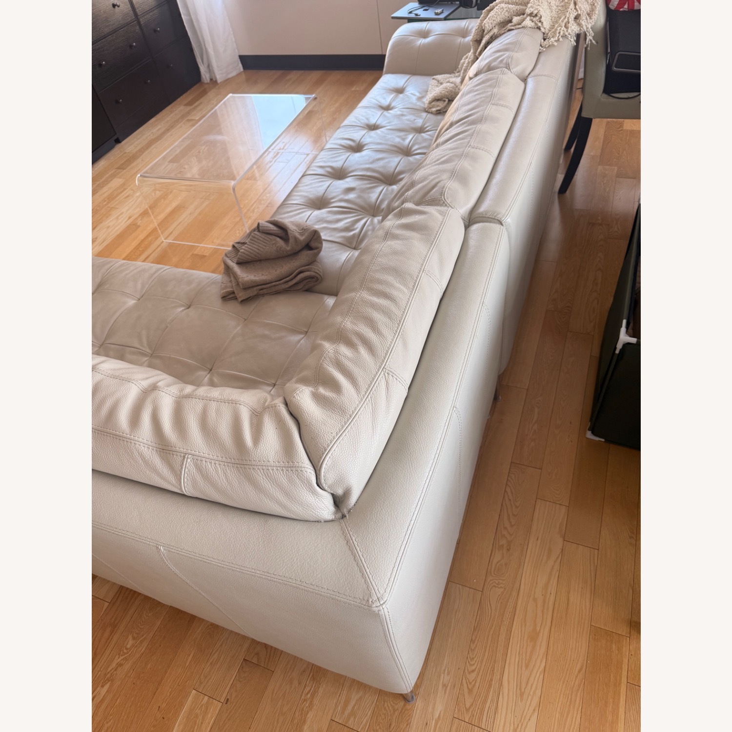 Bloomingdale's Leather 2 Piece Sectional - image-3