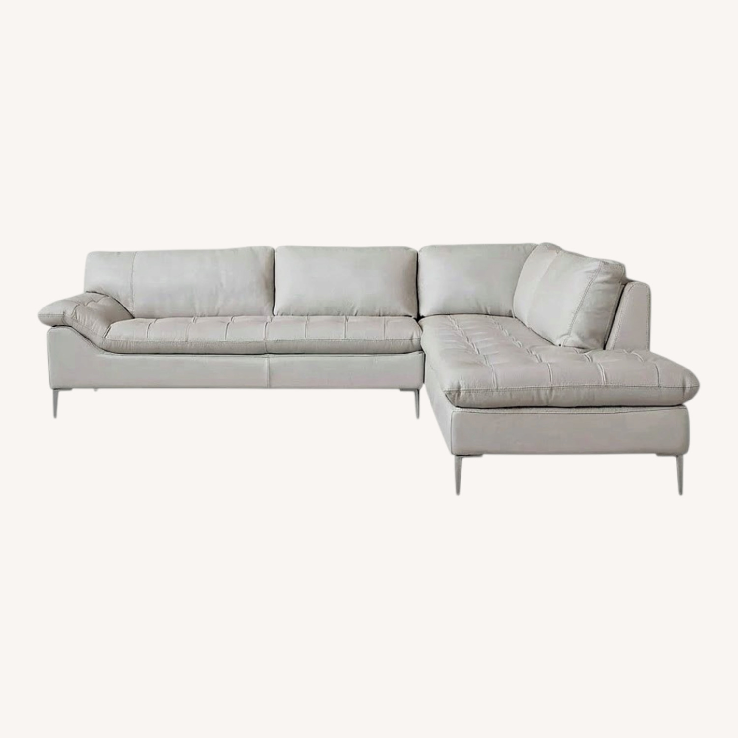 Bloomingdale's Leather 2 Piece Sectional - image-0