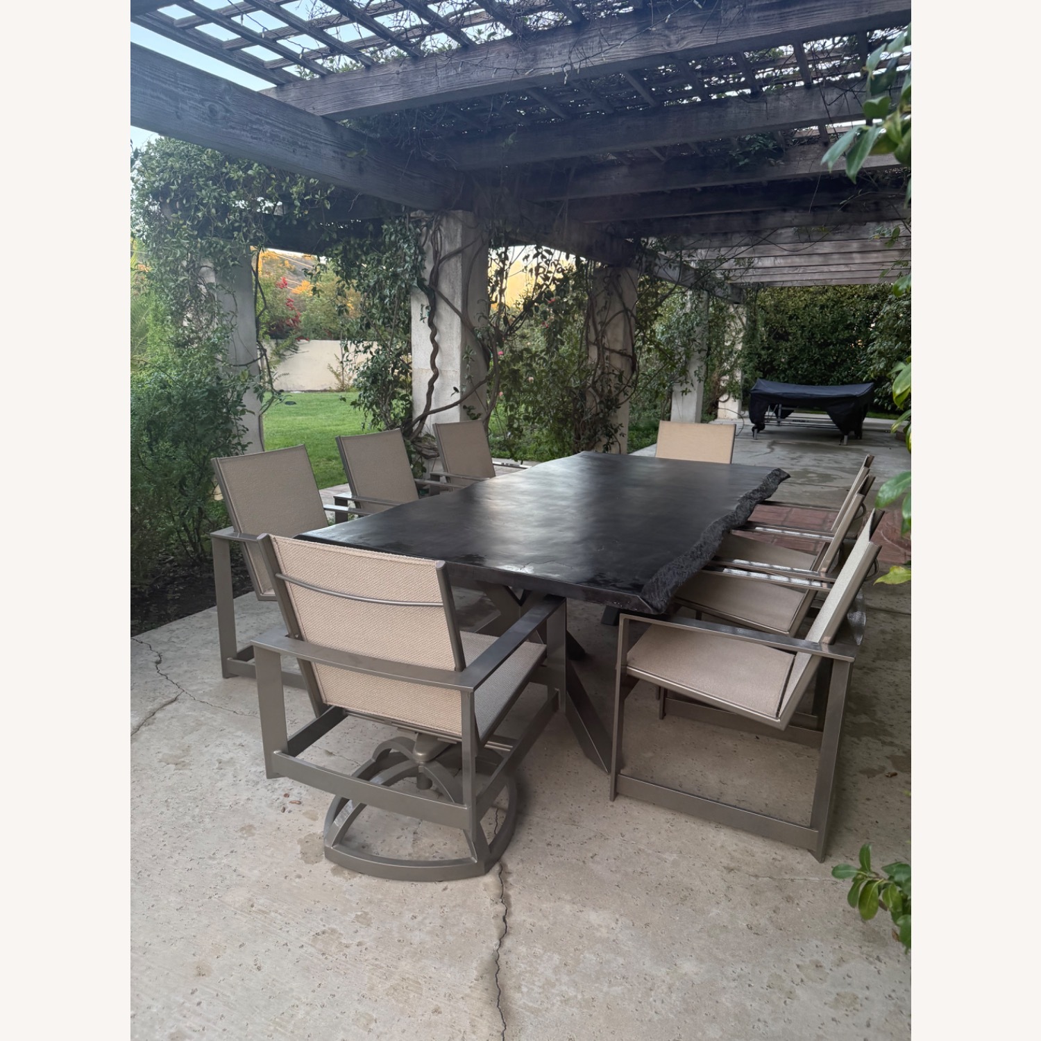 Castelle Altra 108” Outdoor Dining Set - image-2