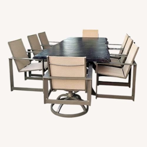 Used Castelle Altra 108” Outdoor Dining Set for sale on AptDeco