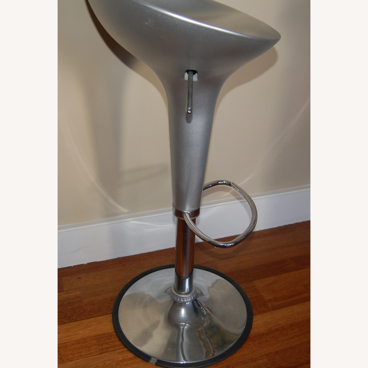 Four silver counter stools  - image-3