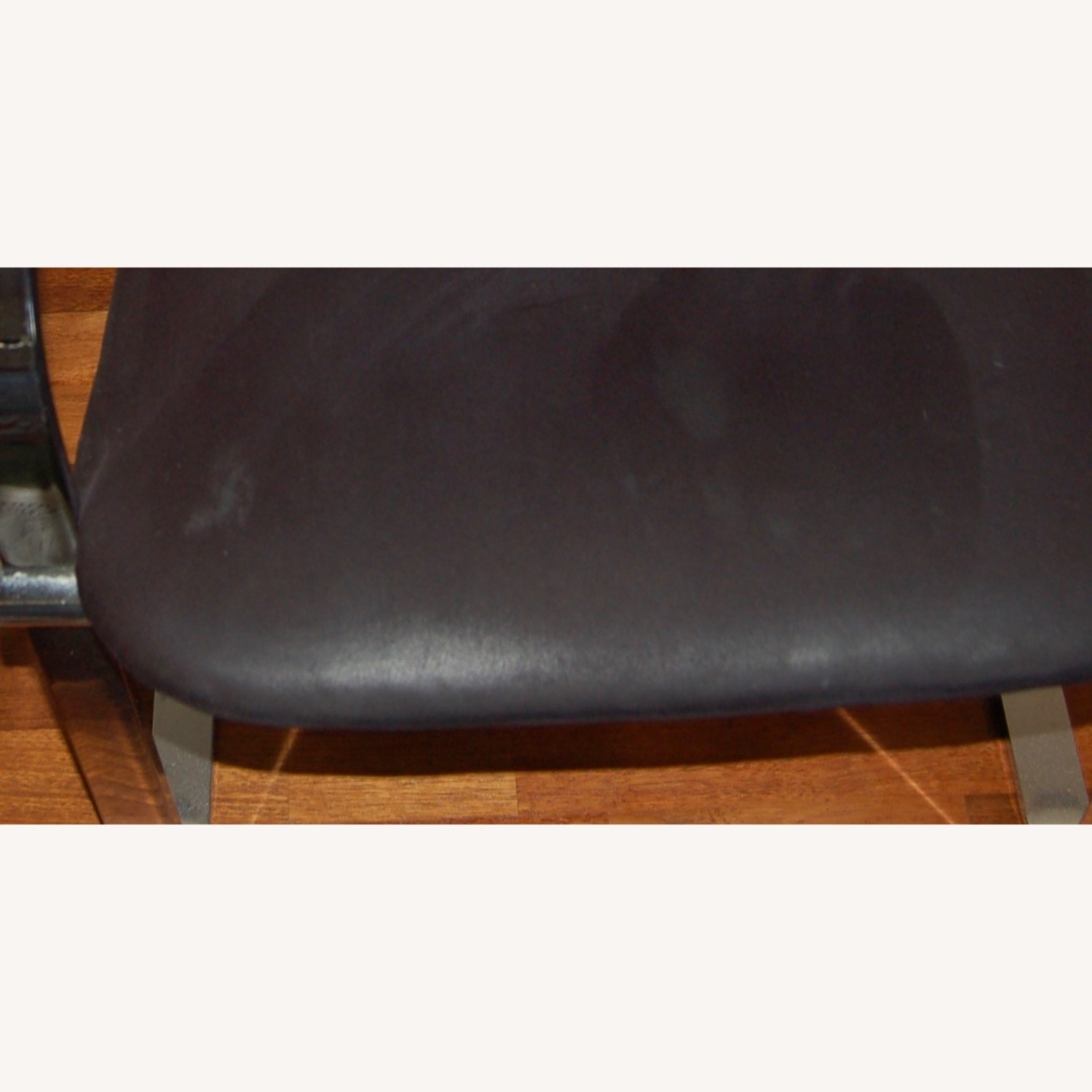 Possibly Knoll Stainless Steel Brno Faux Leather - image-5