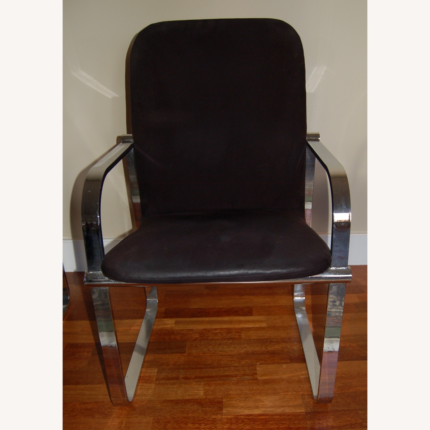 Possibly Knoll Stainless Steel Brno Faux Leather - image-2