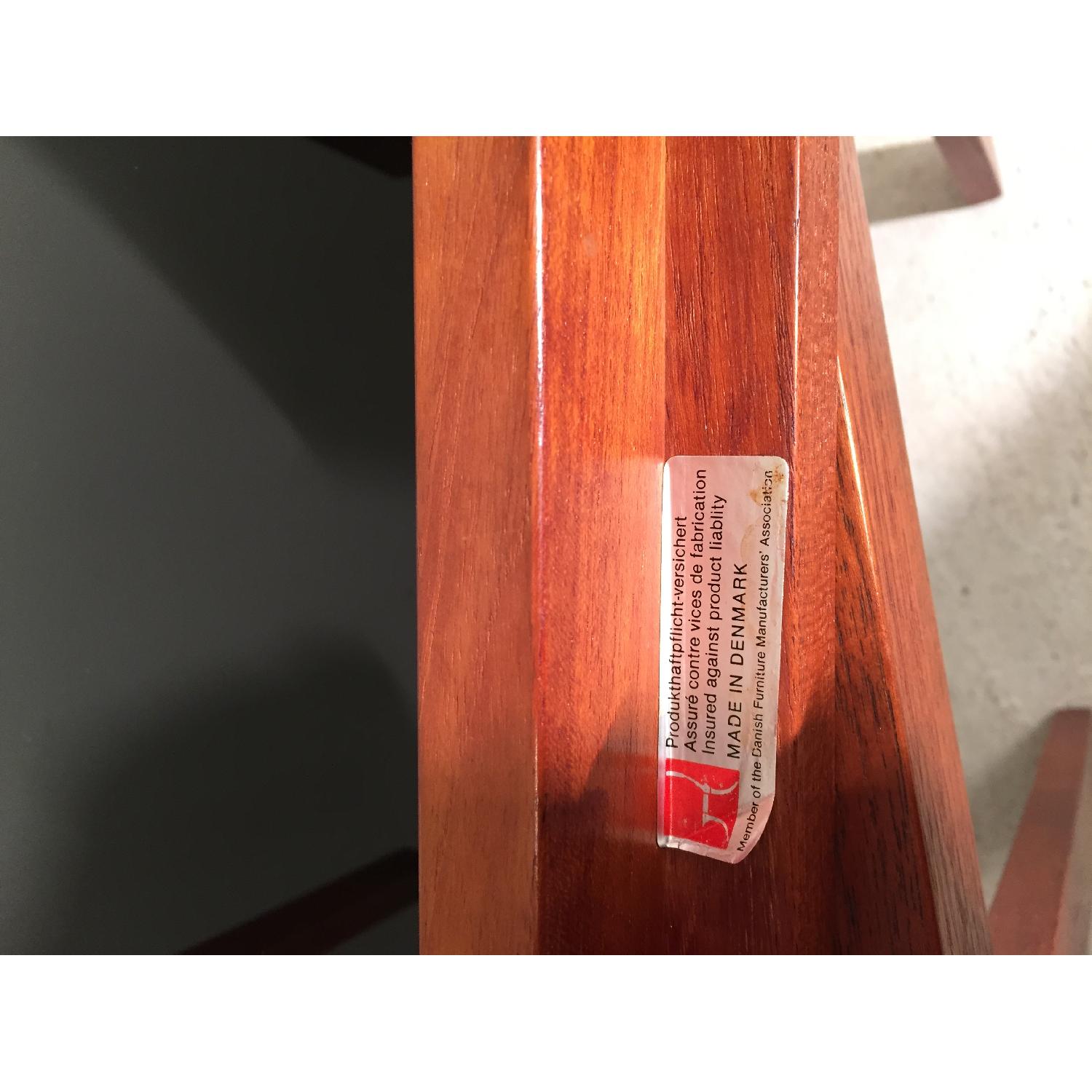 Vinde Mobelfabrik Solid Teak & Glass Danish Nesting Tables - image-6