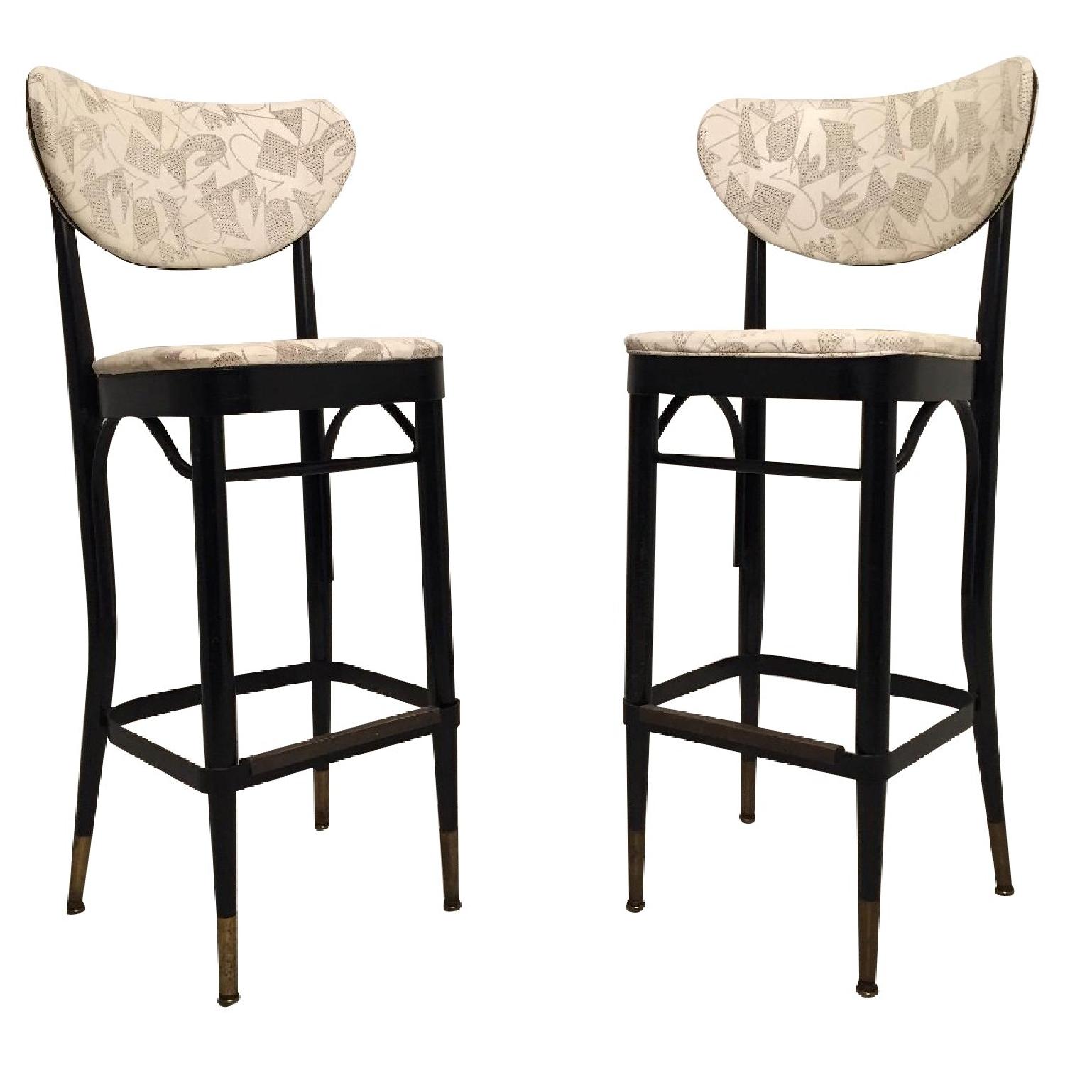 Mid Century Modern Tubular Steel Bar Stool AptDeco