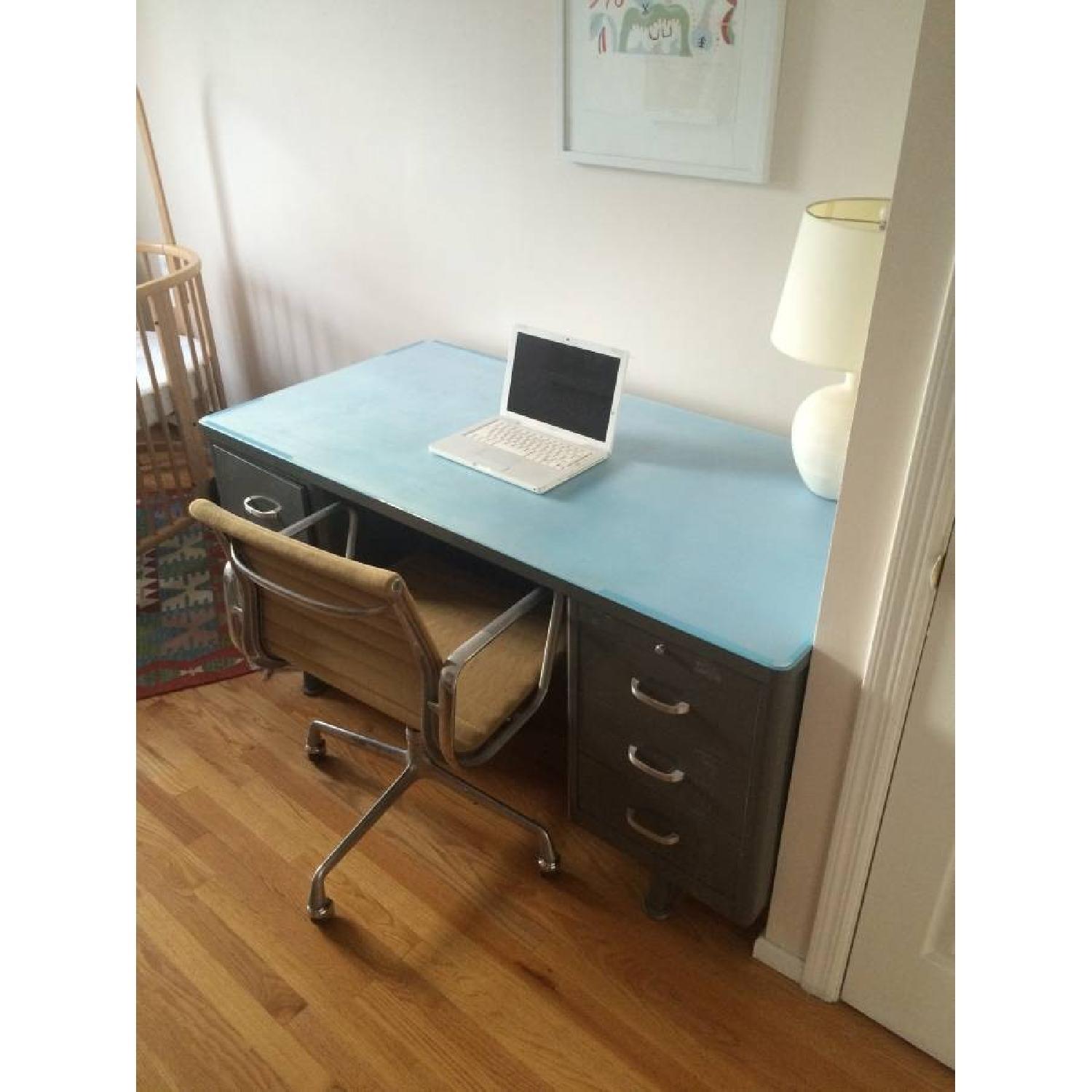 American Steel Vintage Tanker Desk - image-3