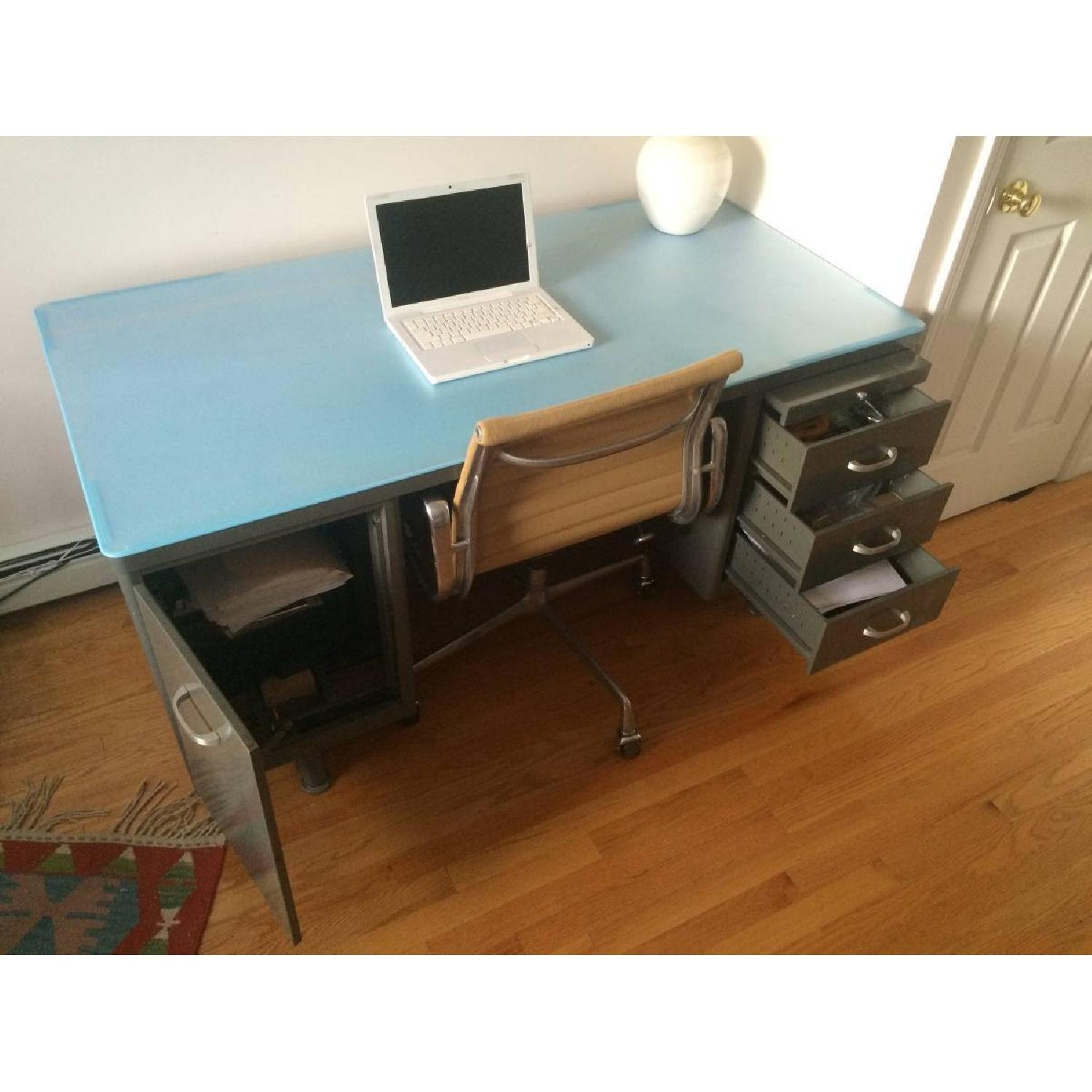 American Steel Vintage Tanker Desk - image-5