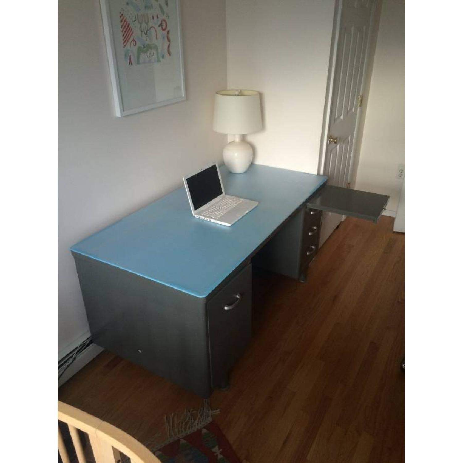 American Steel Vintage Tanker Desk - image-6