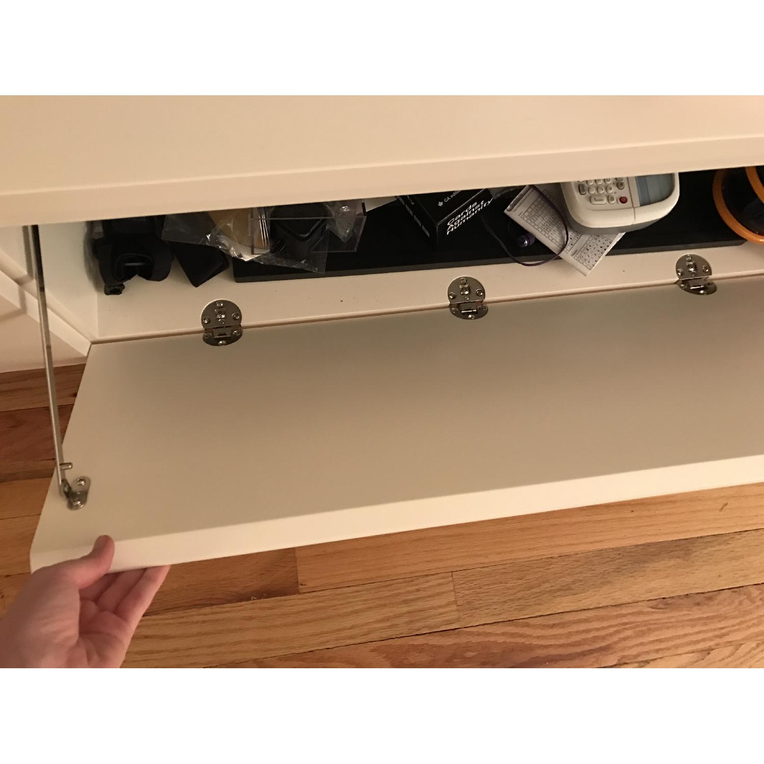 West Elm Hudson Low Media Console in White - image-3