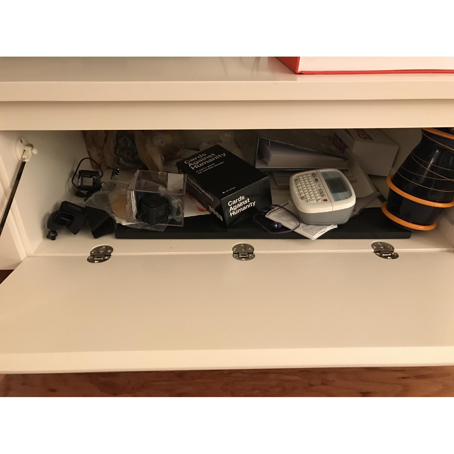 West Elm Hudson Low Media Console in White - image-4