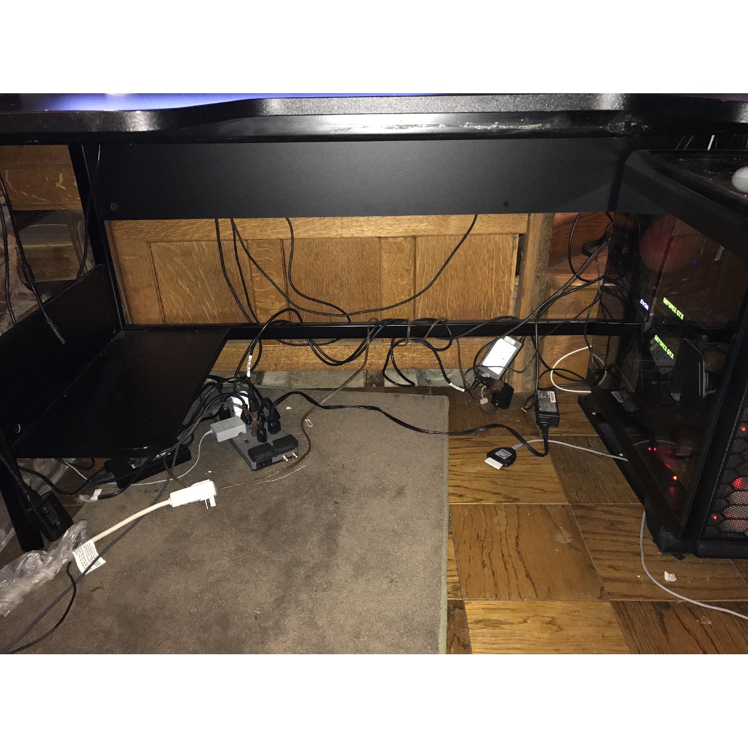 Ikea Fredde Computer Work Station in Black AptDeco