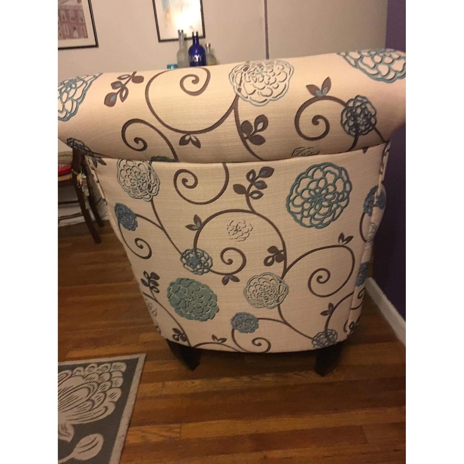 Floral Pattern Arm Chair - image-3