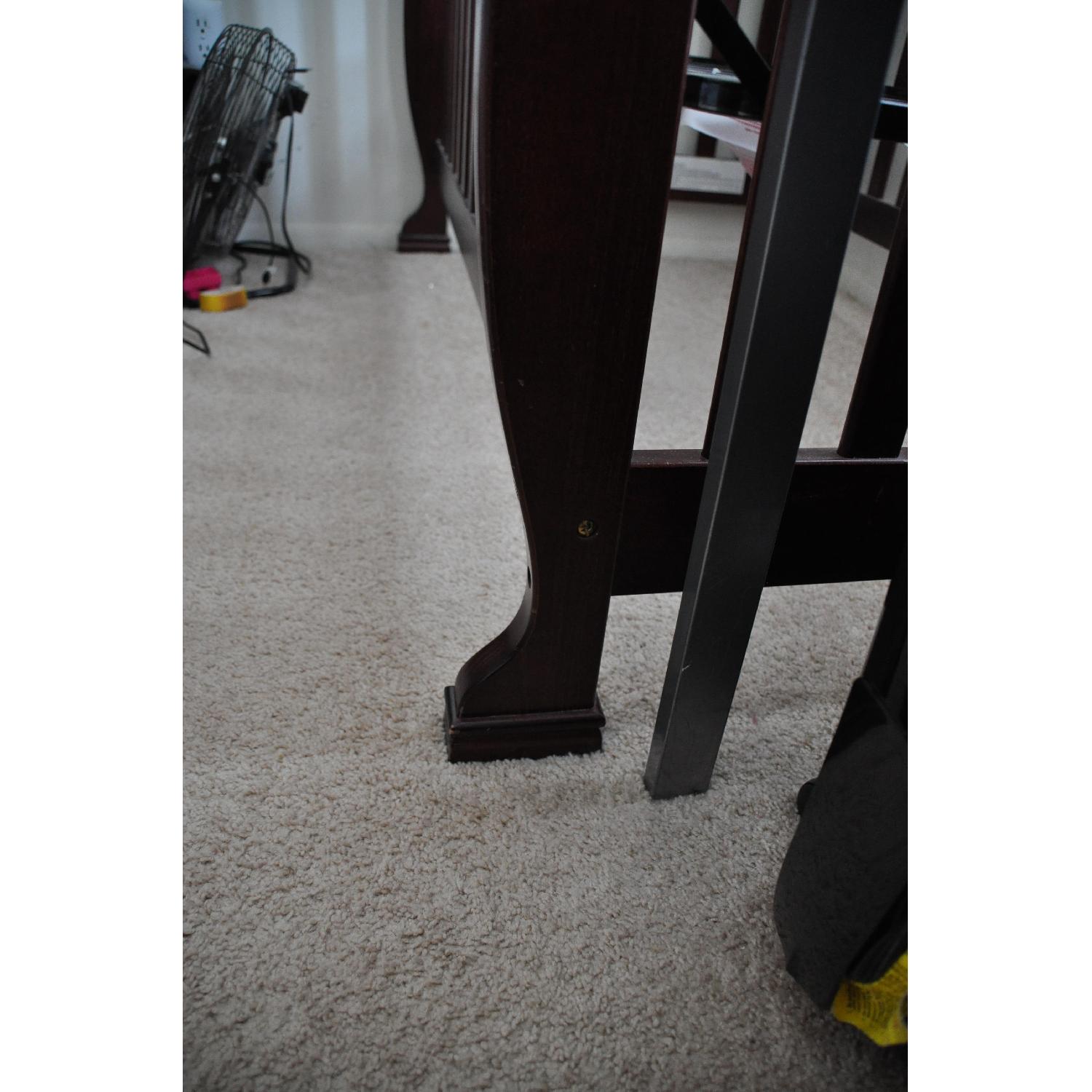 DaVinci Kalani Cherry Wood 4-in-1 Convertible Crib w/ Toddler Rail - image-6