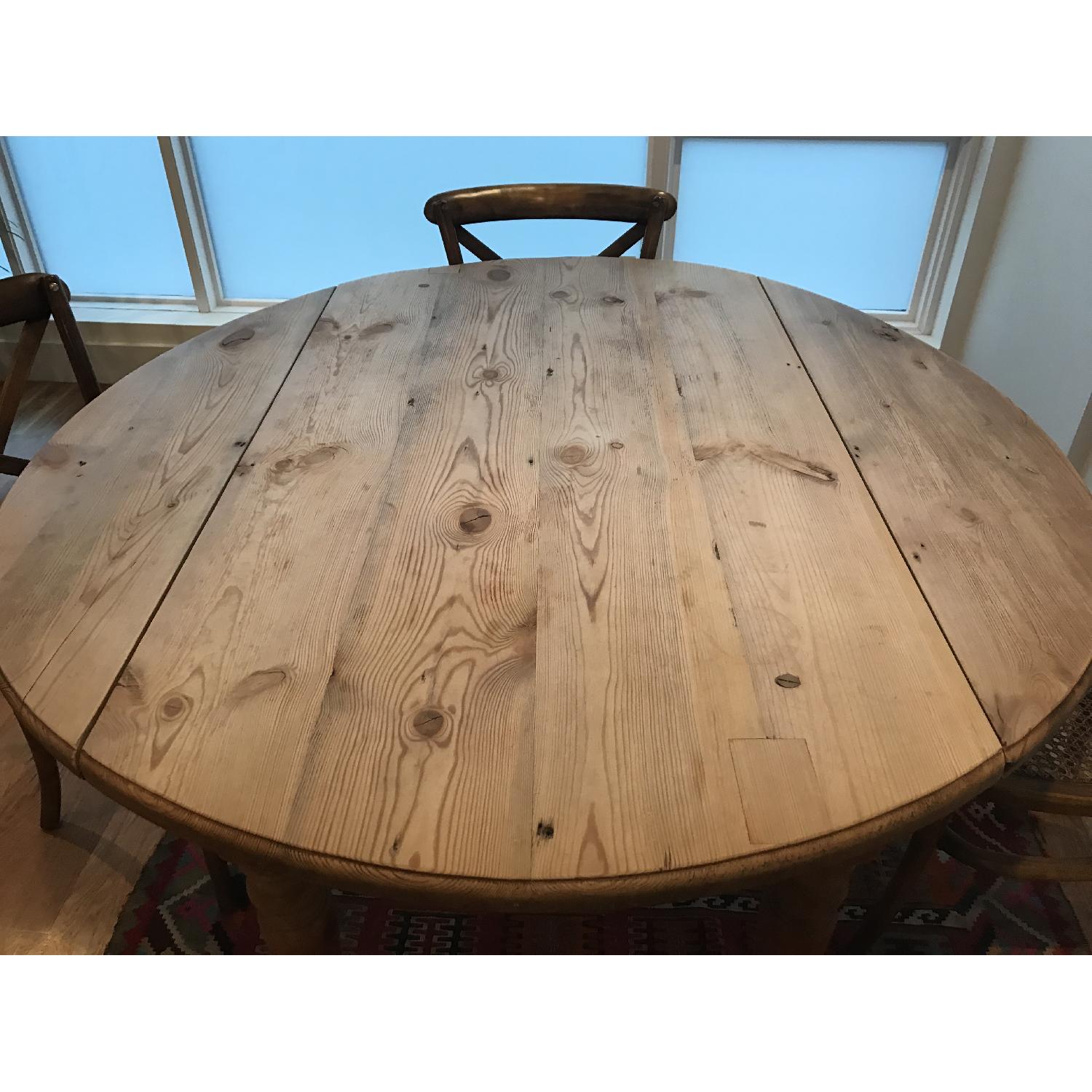 Antique Drop-Leaf Table - image-4