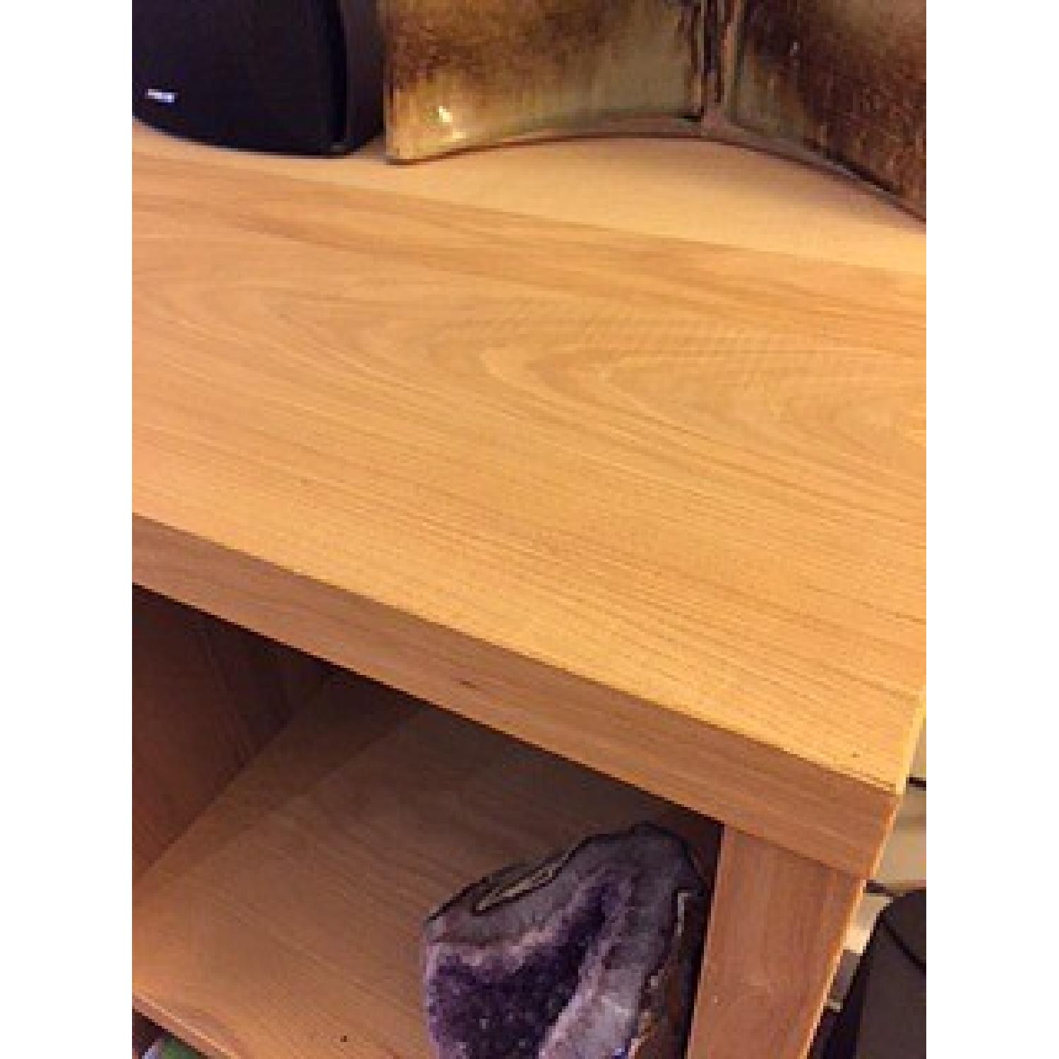 Ikea Wood Grain Veneer Shelving Cubes - image-2