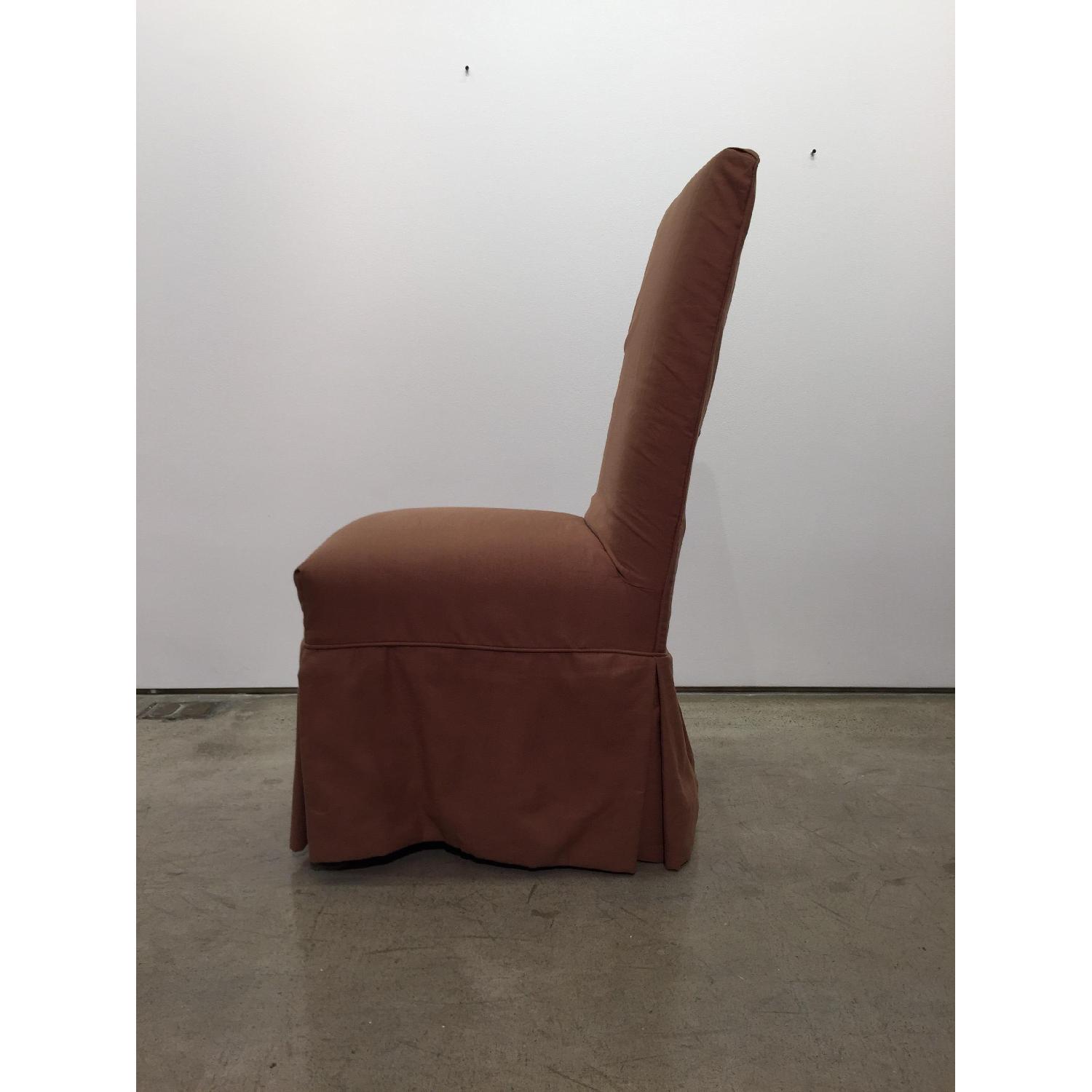 Grange Custom Linen Slipcovered Parsons Chairs - image-4