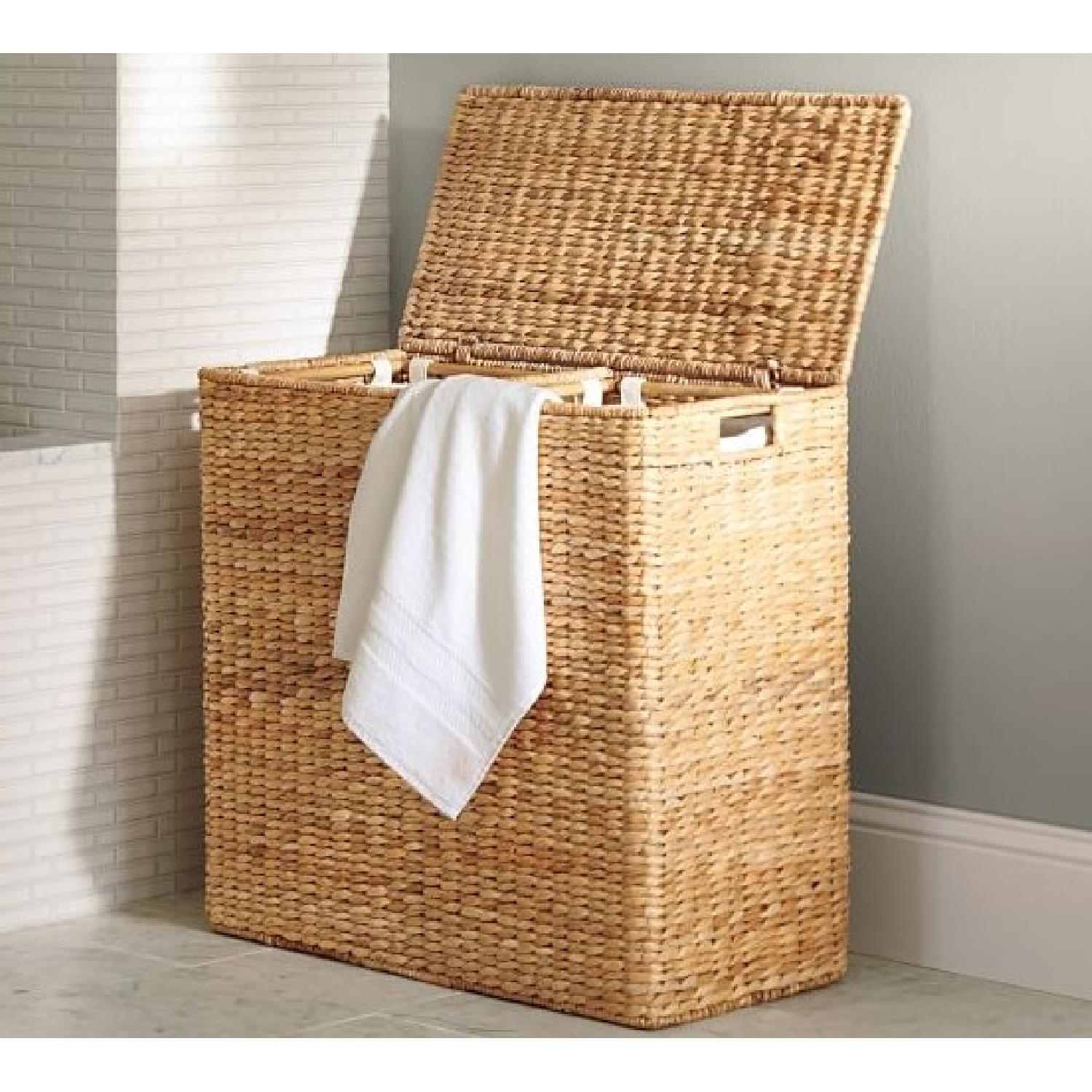 Pottery Barn Double Laundry Hamper - image-1