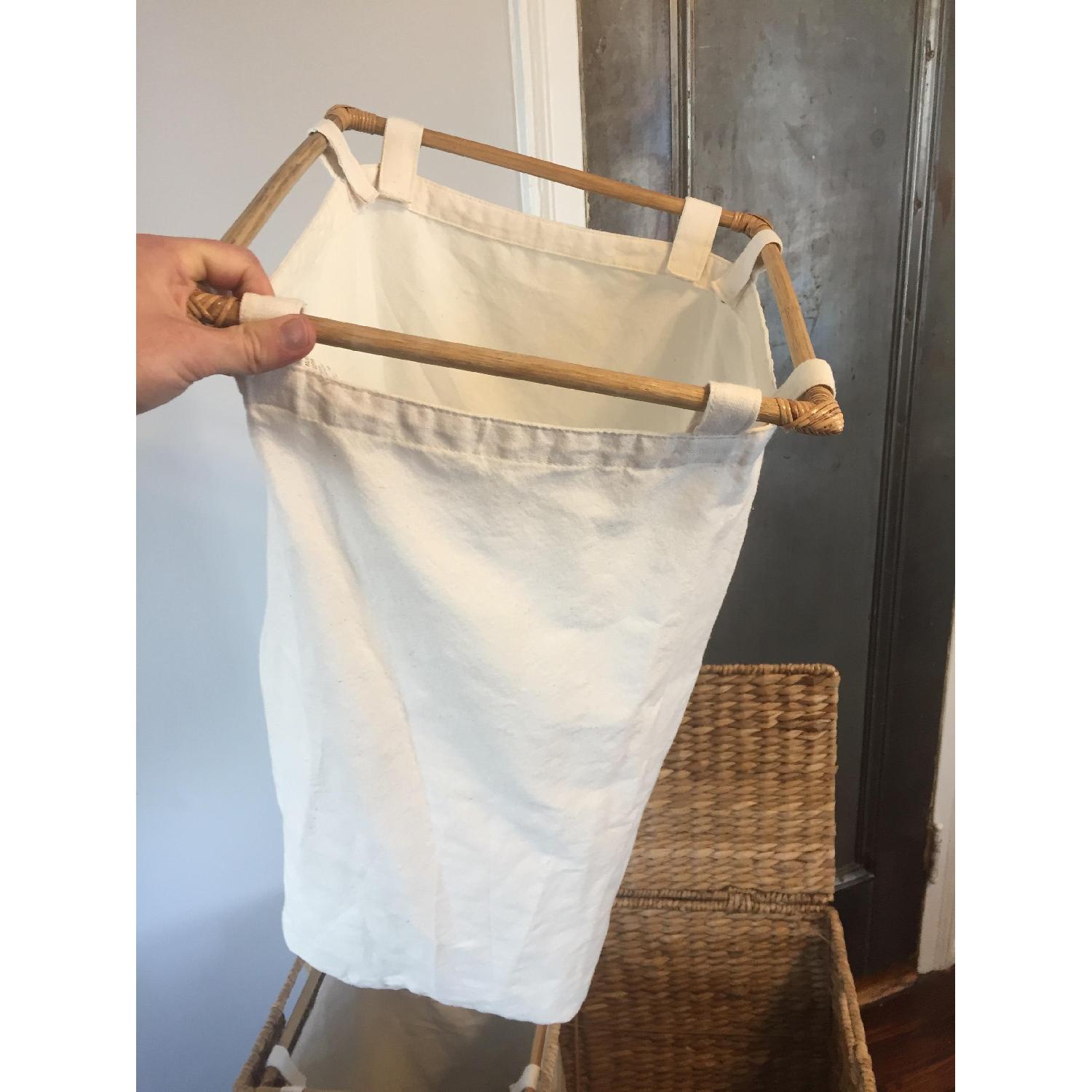 Pottery Barn Double Laundry Hamper - image-2