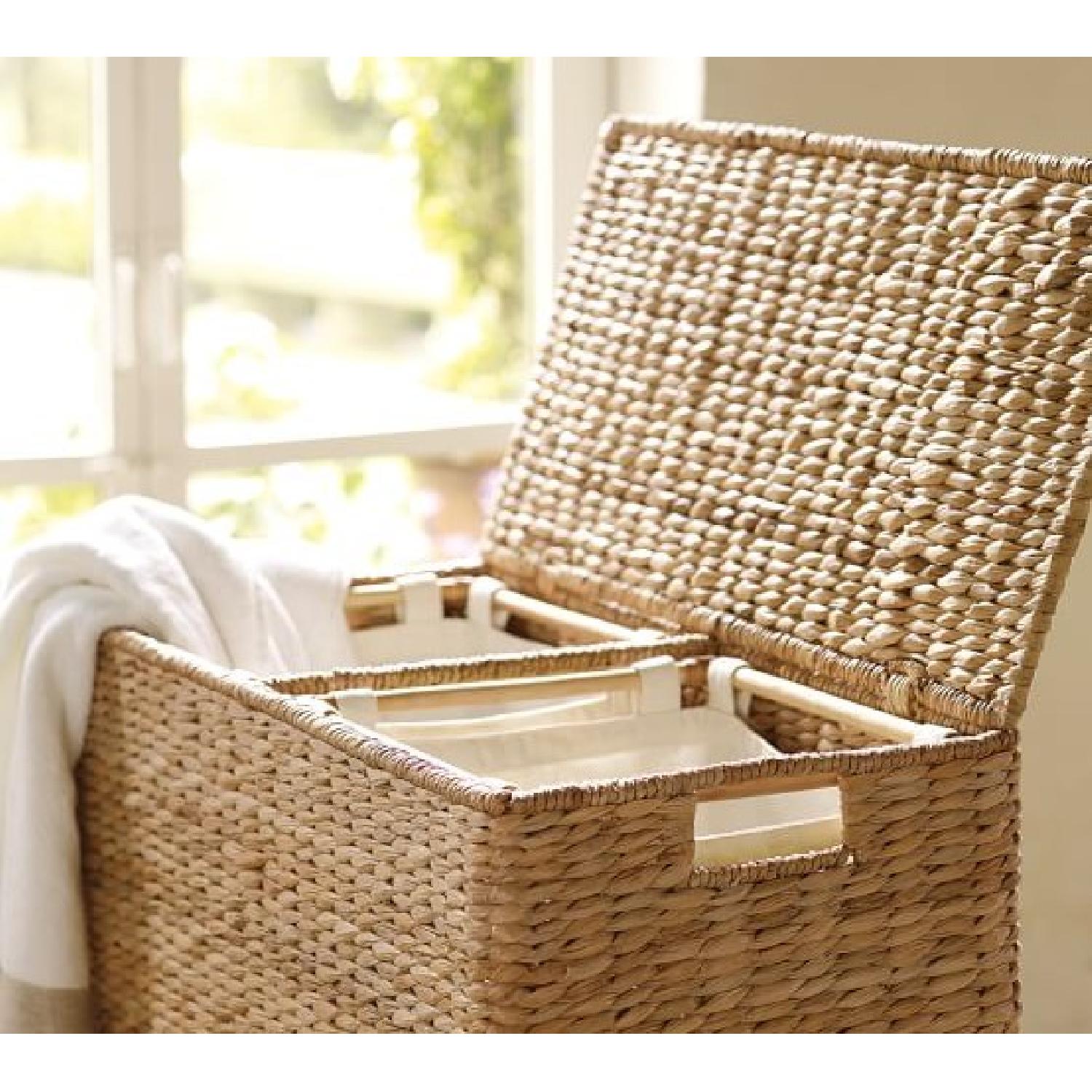 Pottery Barn Double Laundry Hamper - image-3