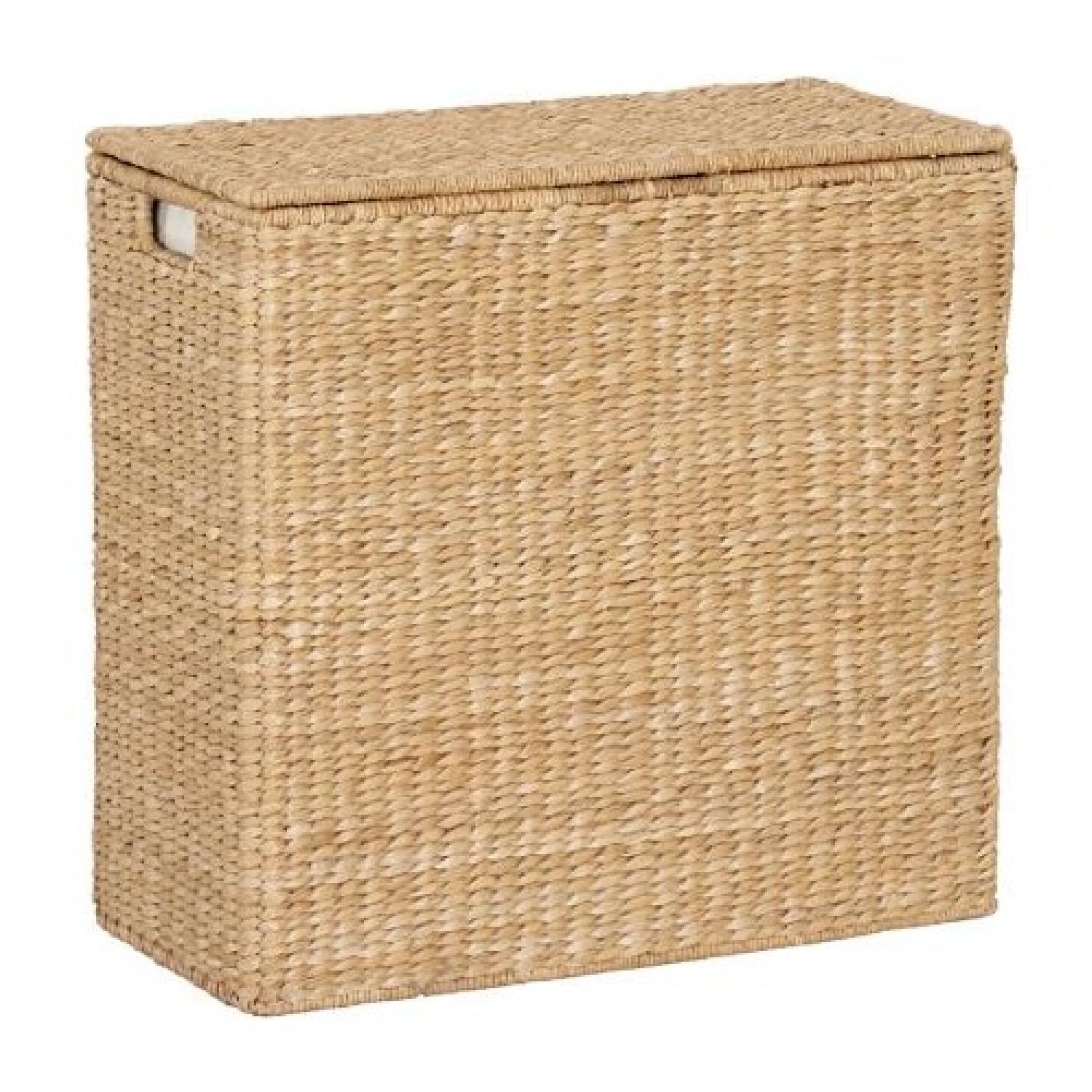 Pottery Barn Double Laundry Hamper - image-0