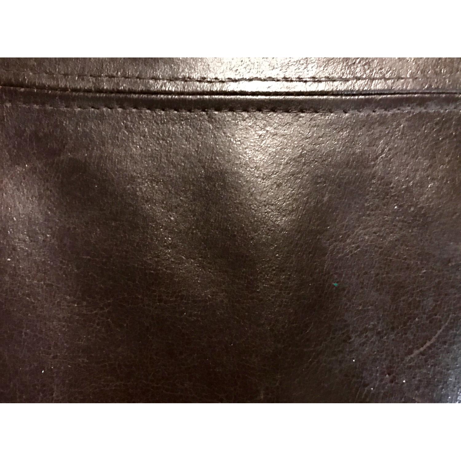 Ikea Kramfors Brown Leather Sectional - image-4