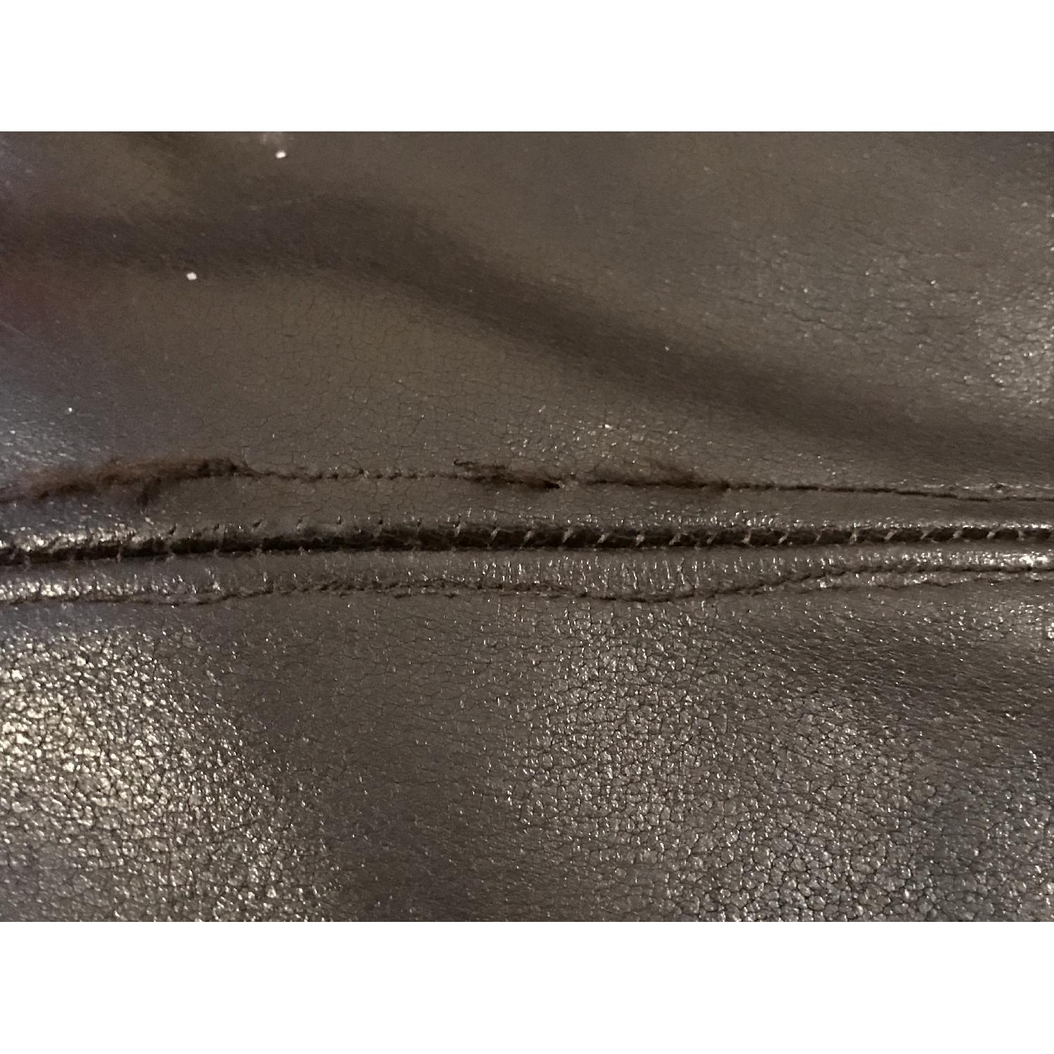 Ikea Kramfors Brown Leather Sectional - image-10