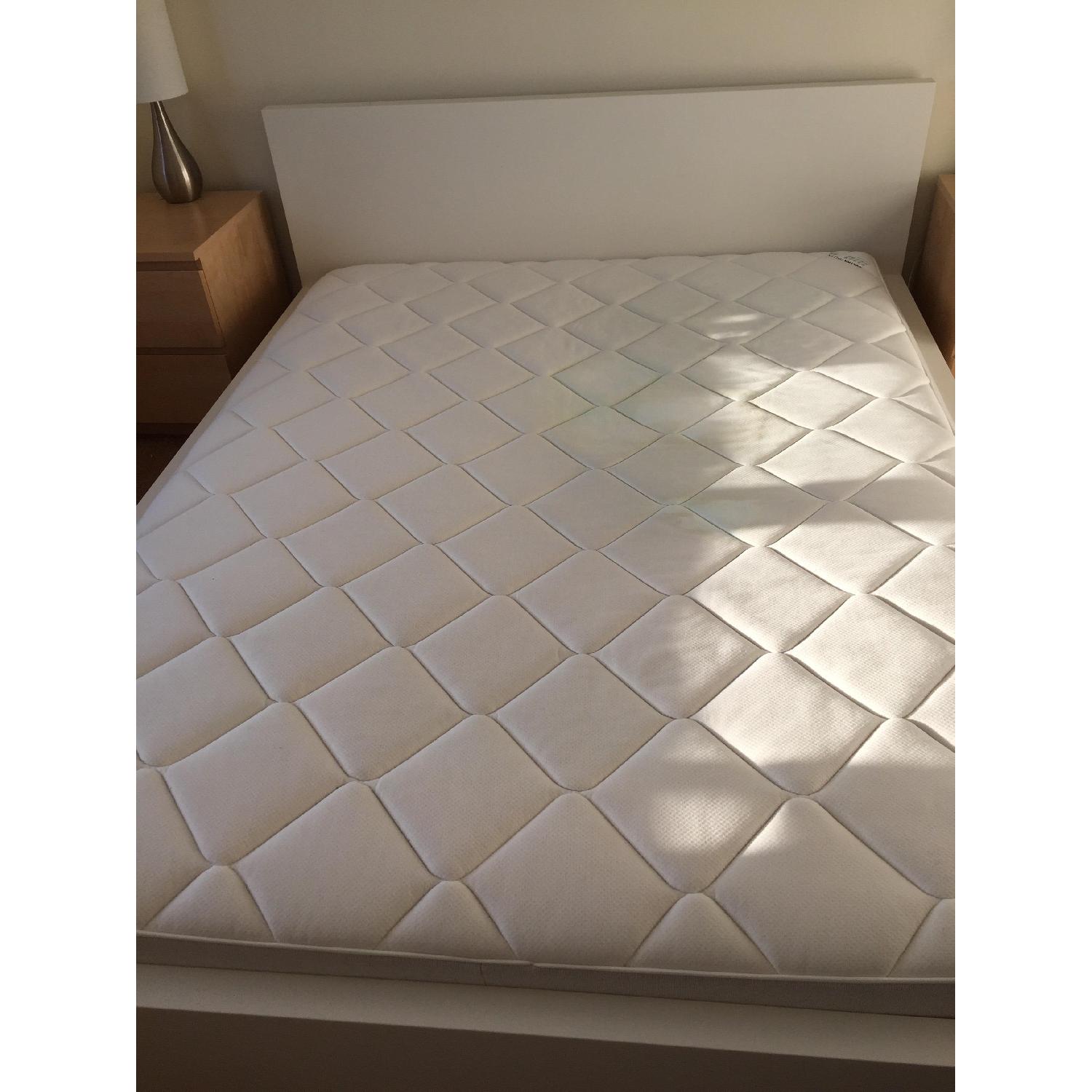 Ikea Malm White Low Queen Bed Frame - image-4