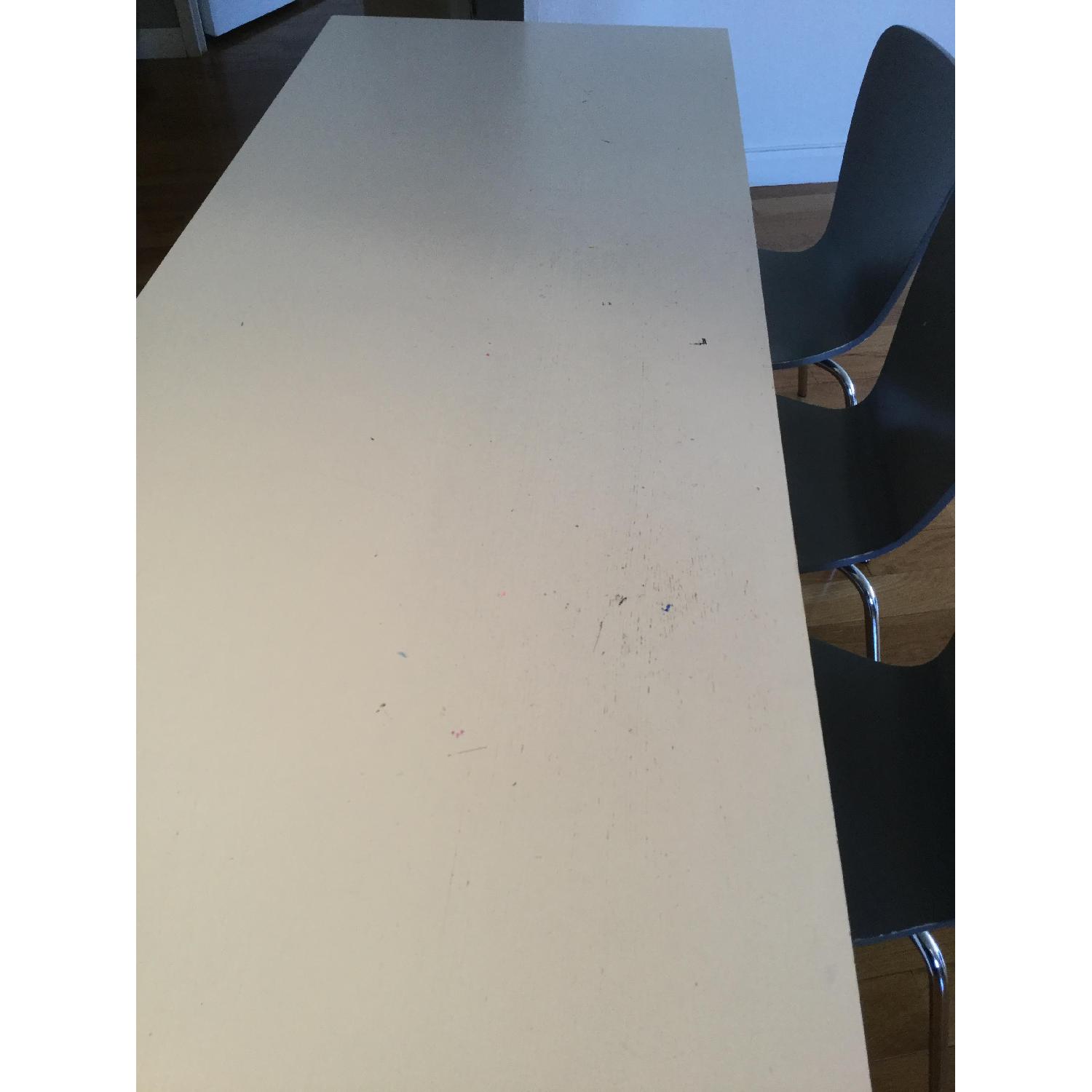 Land of Nod Kids Table w/ 3 Chairs - image-5