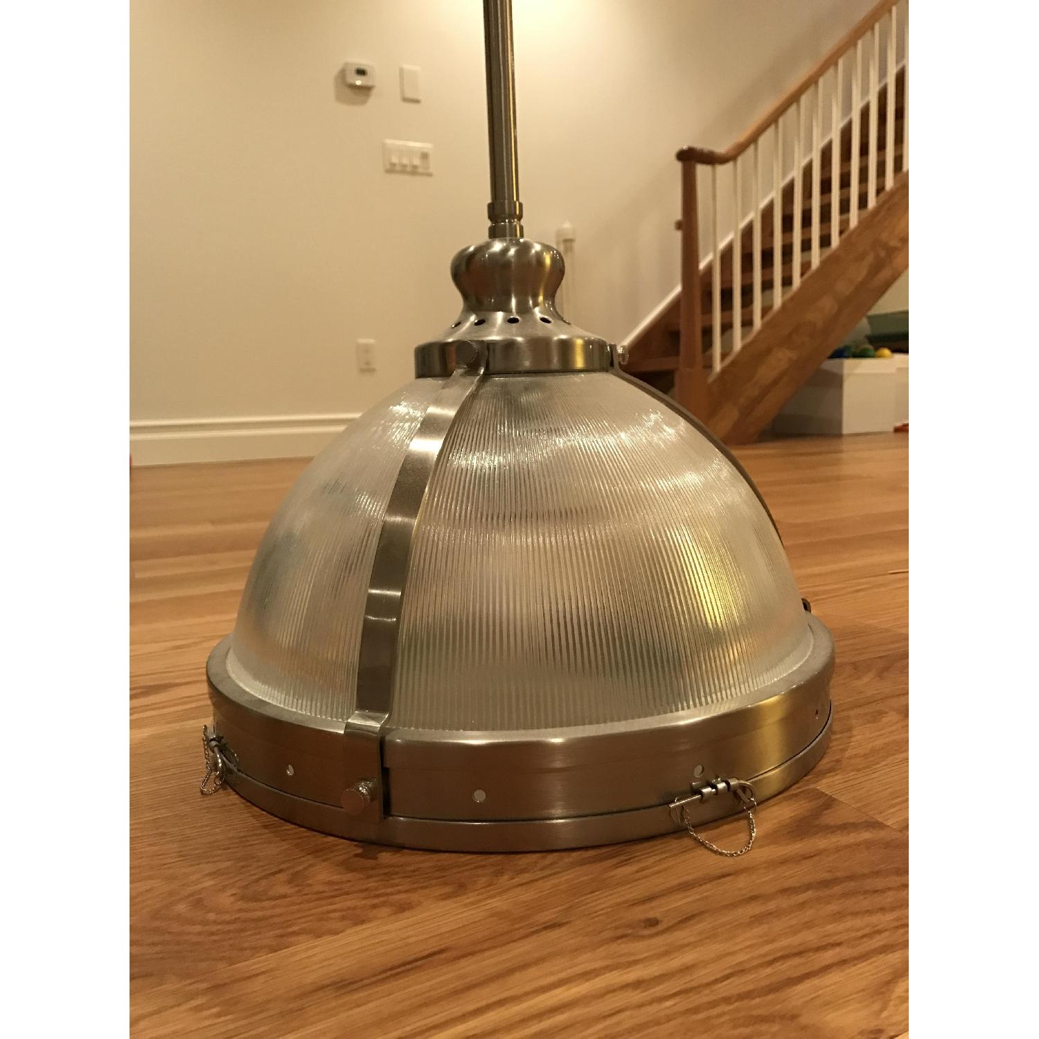 Restoration Hardware Clemson Pendants in Satin Nickel Finish - image-1