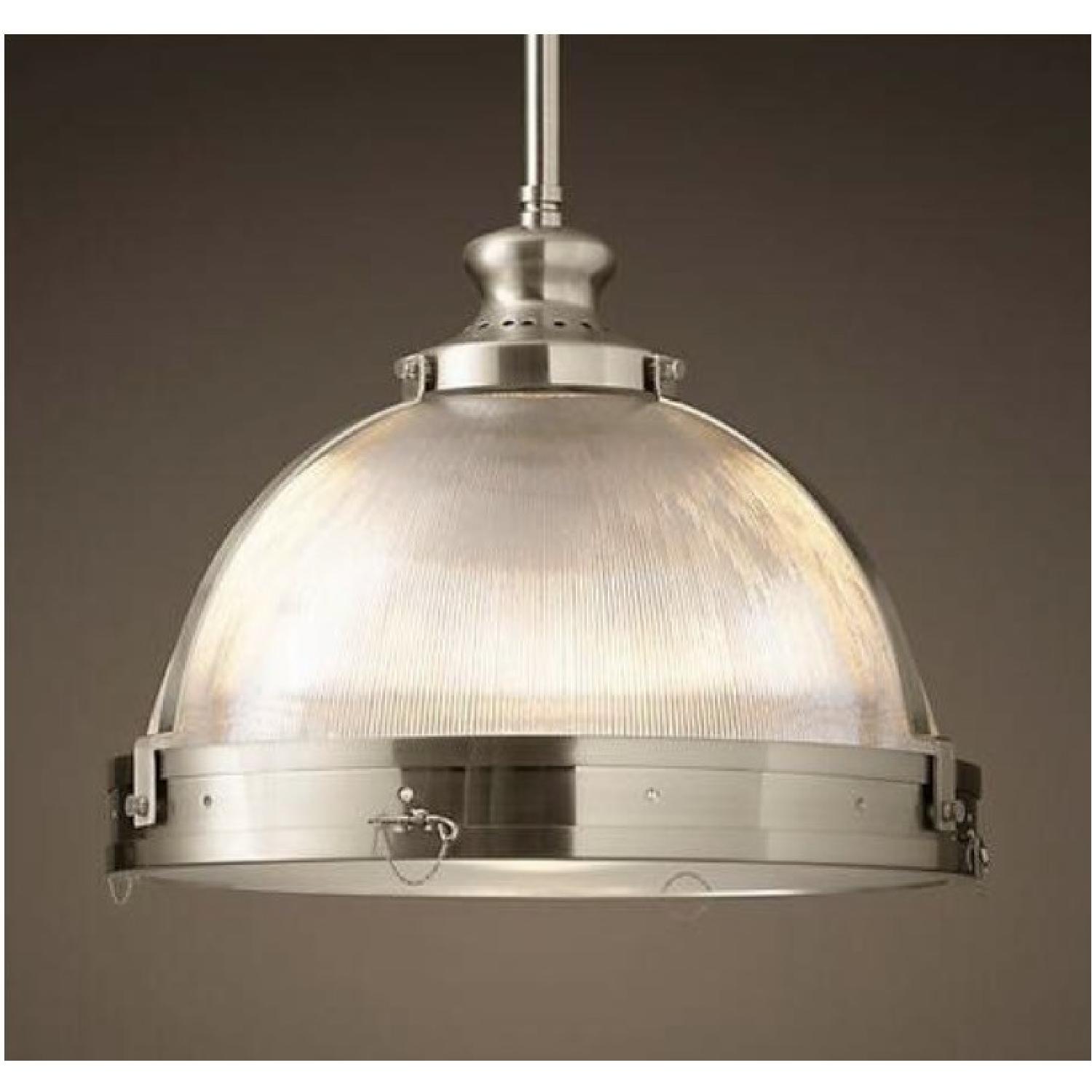 Restoration Hardware Clemson Pendants in Satin Nickel Finish - image-2