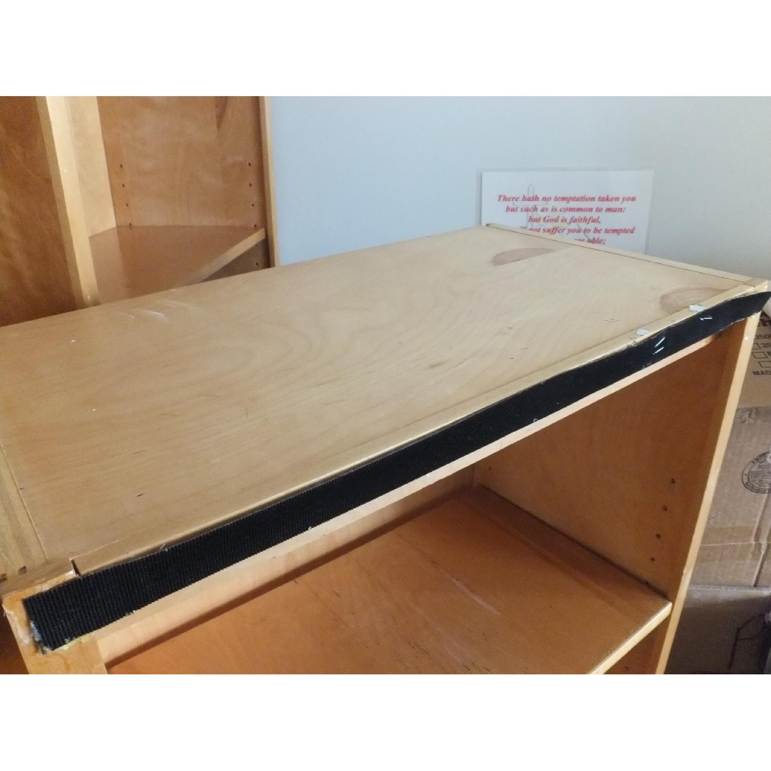 Handmade White Ash Hardwood 2-in-1 Custom Bookcase - image-6