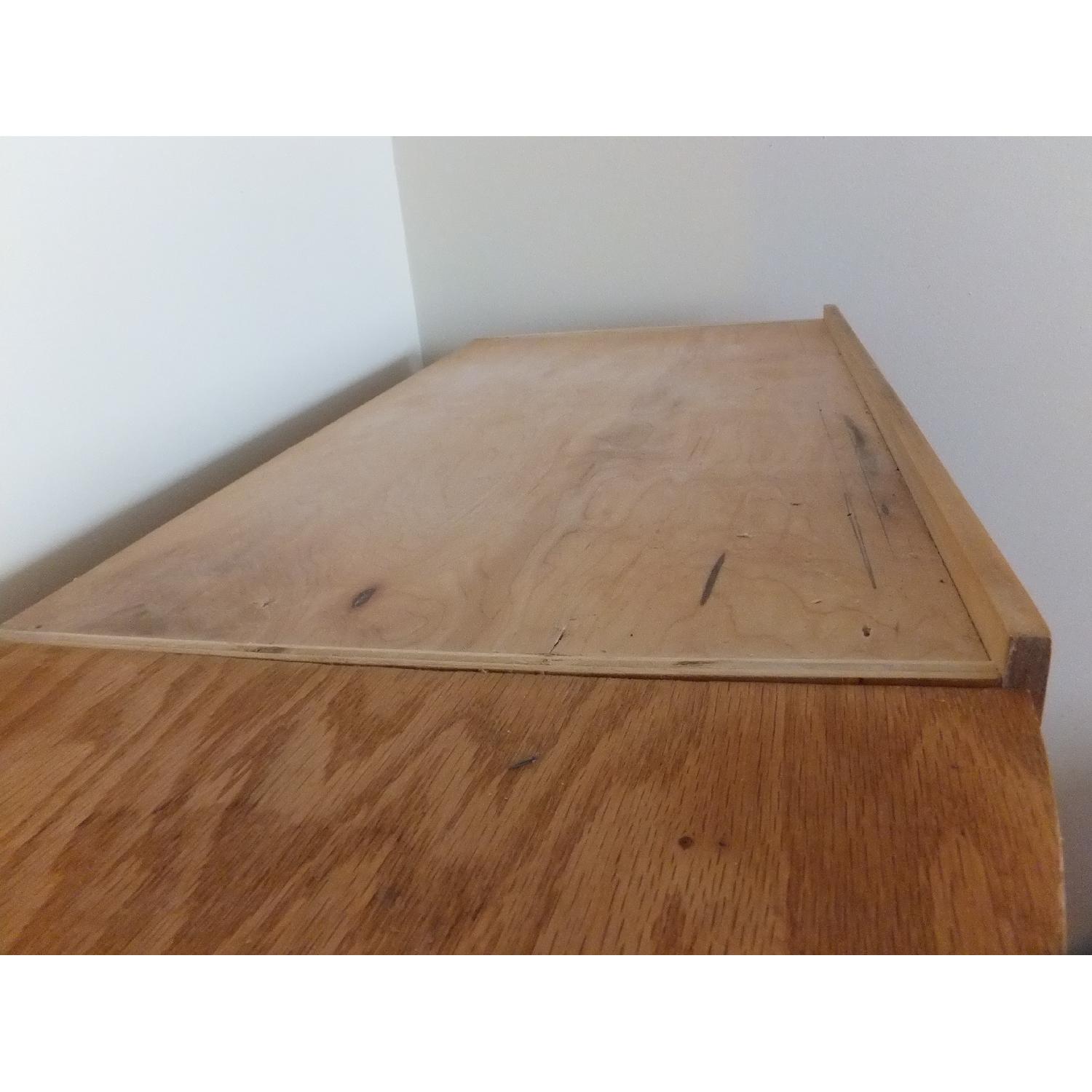 Handmade White Ash Hardwood 2-in-1 Custom Bookcase - image-11