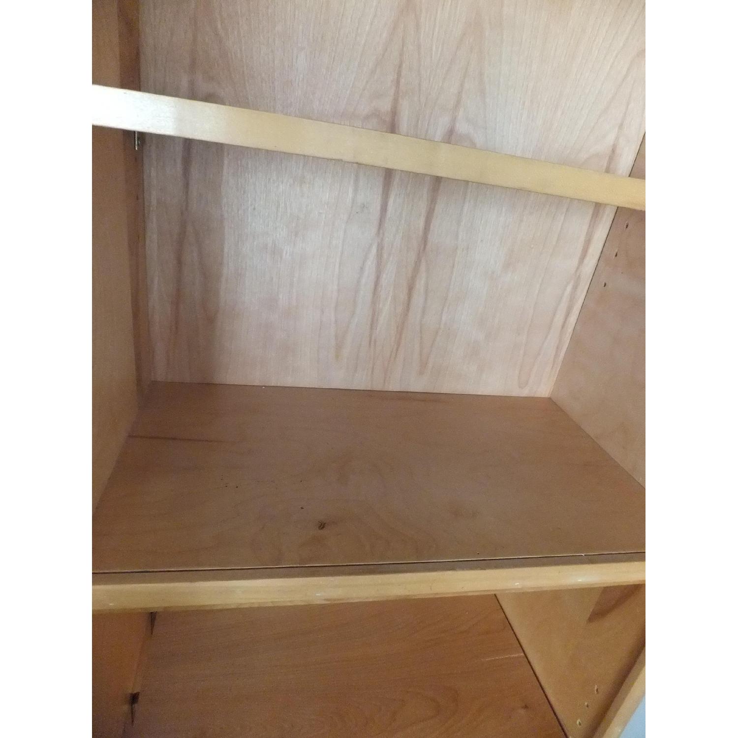 Handmade White Ash Hardwood 2-in-1 Custom Bookcase - image-21