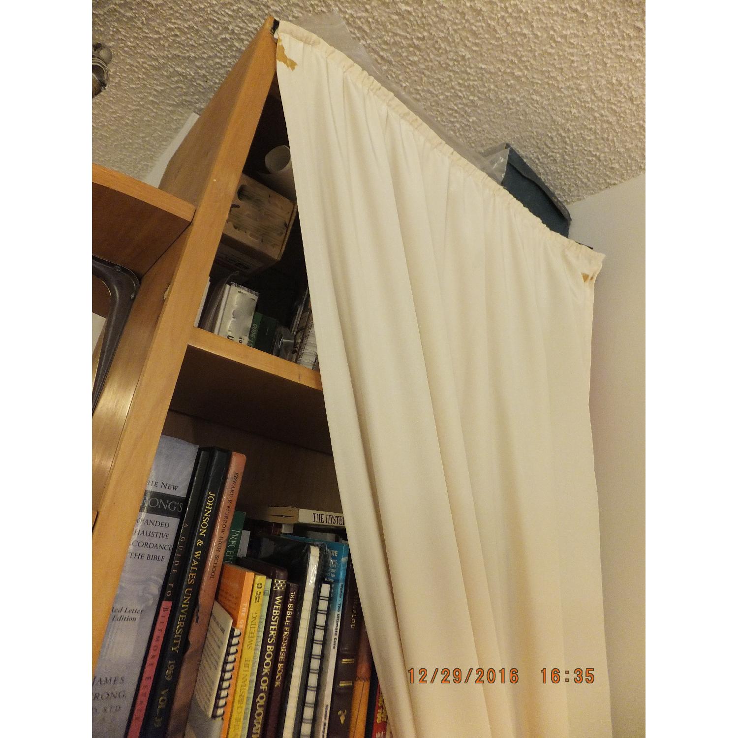 Handmade White Ash Hardwood 2-in-1 Custom Bookcase - image-26