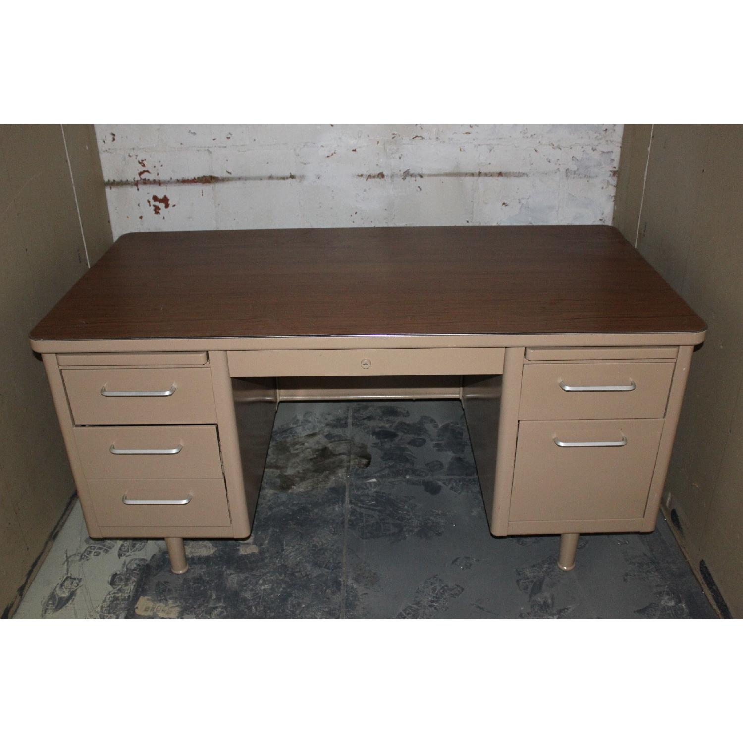 Vintage Steelcase Tanker Desk - image-2
