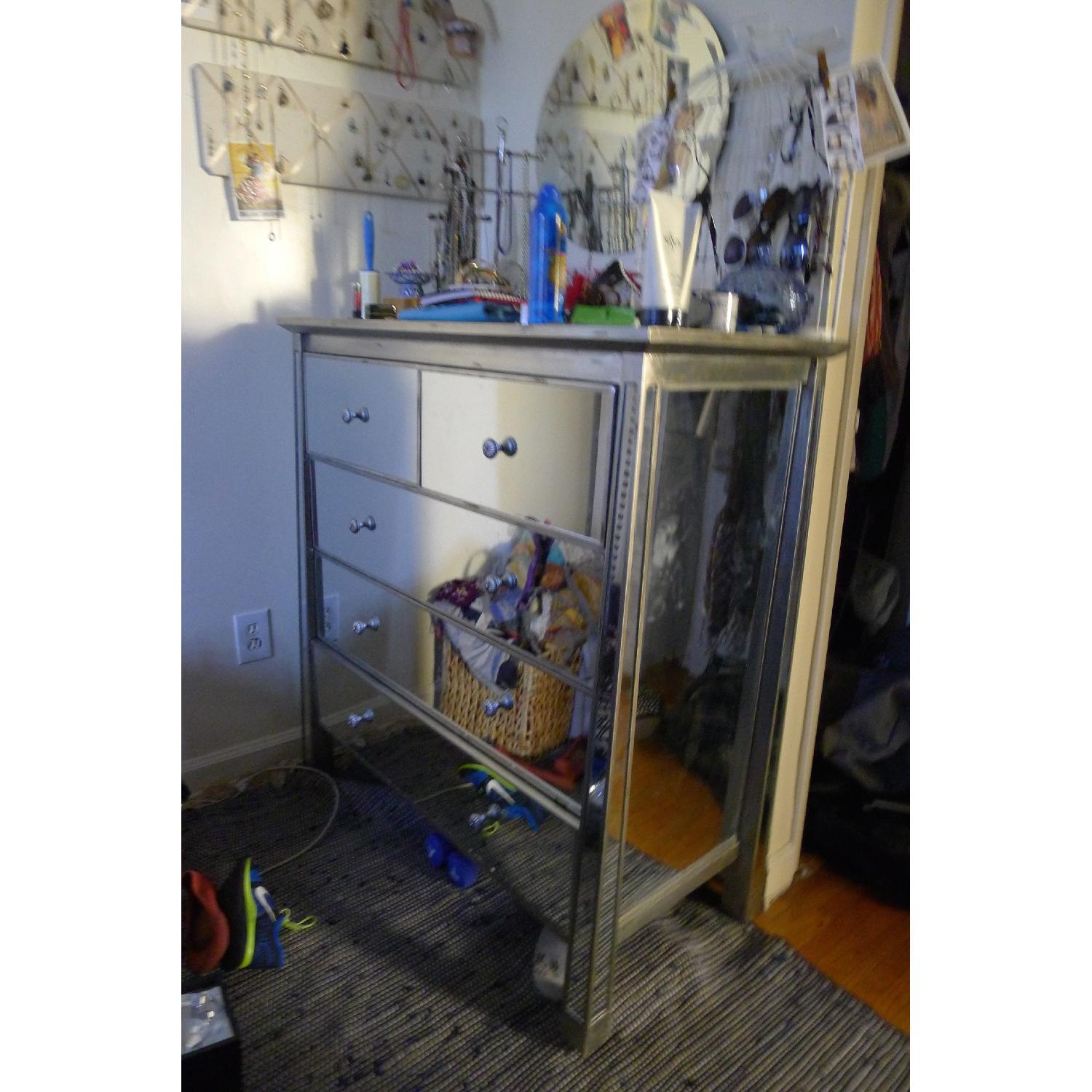 Amazon Mirrored 5 Drawer Dresser - image-2