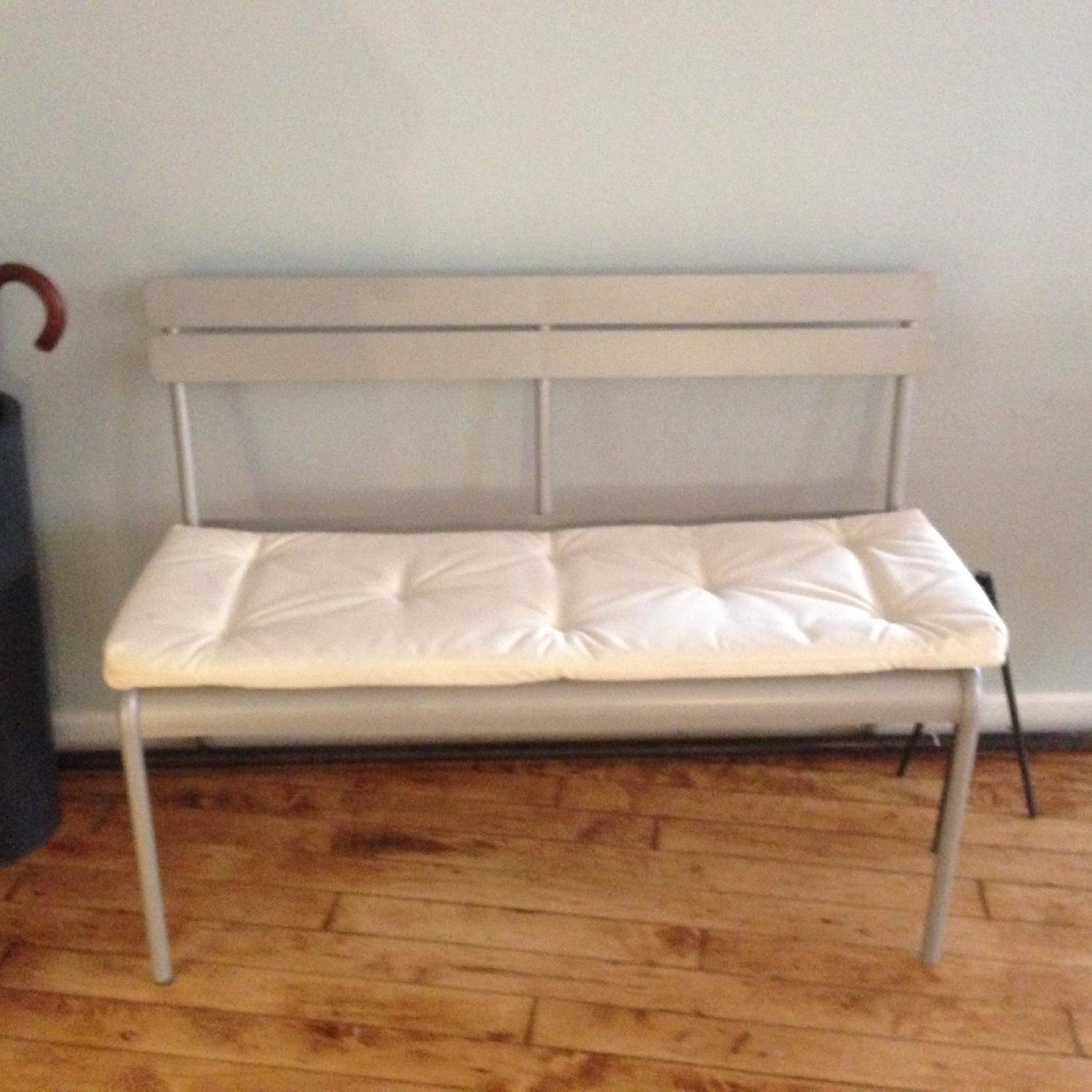 Ikea Metal Bench with Cushion - image-2