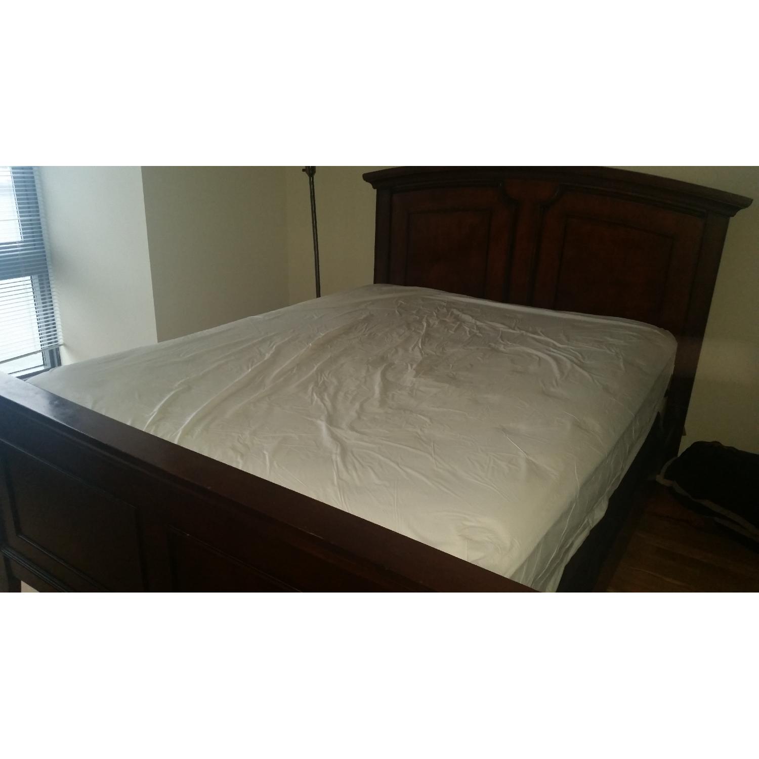 Mattress Firm Queen-Size Bed Frame - image-1