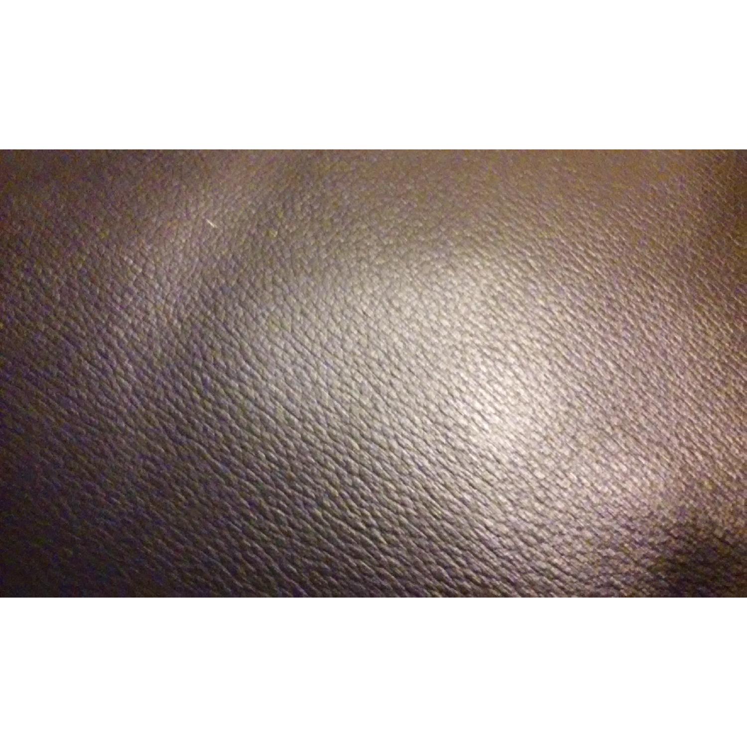 Black Leather Love Seat w/ 4 Way Recliners - Set of 2 - image-6