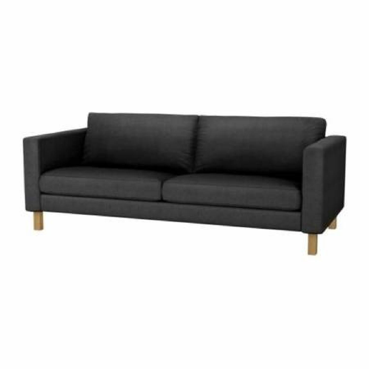 Ikea Karslad Dark Gray Sofa - image-0