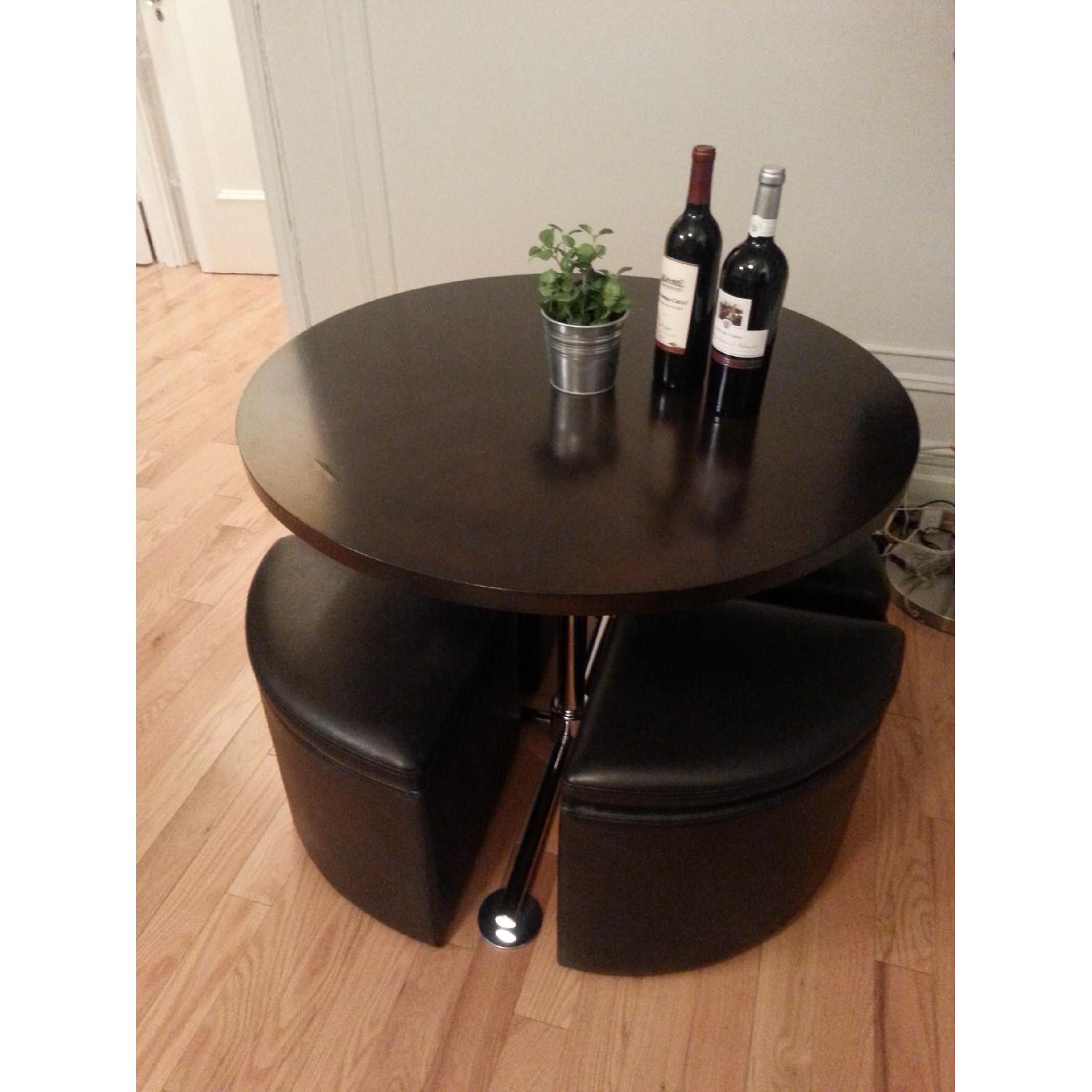 Tribeca Home Bingley Adjustable Space Saver 5-Piece Cocktail Dining Set - image-3