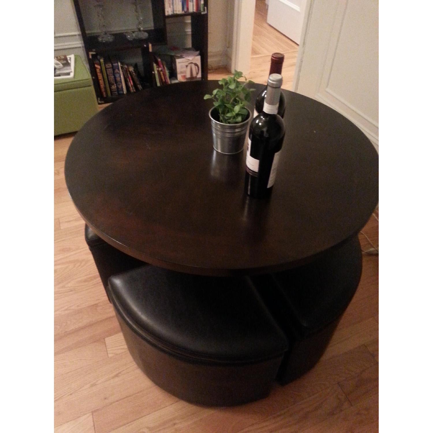 Tribeca Home Bingley Adjustable Space Saver 5-Piece Cocktail Dining Set - image-4