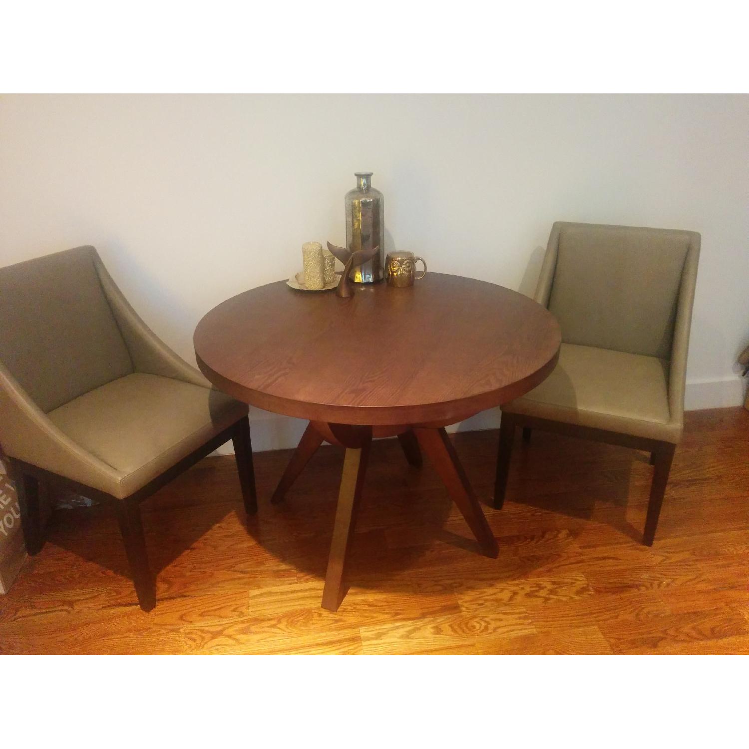 West Elm Arc Base Pedestal Table - image-3