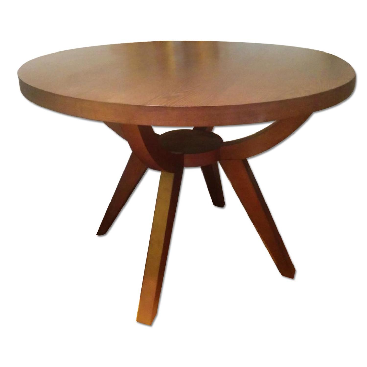 West Elm Arc Base Pedestal Table - image-0