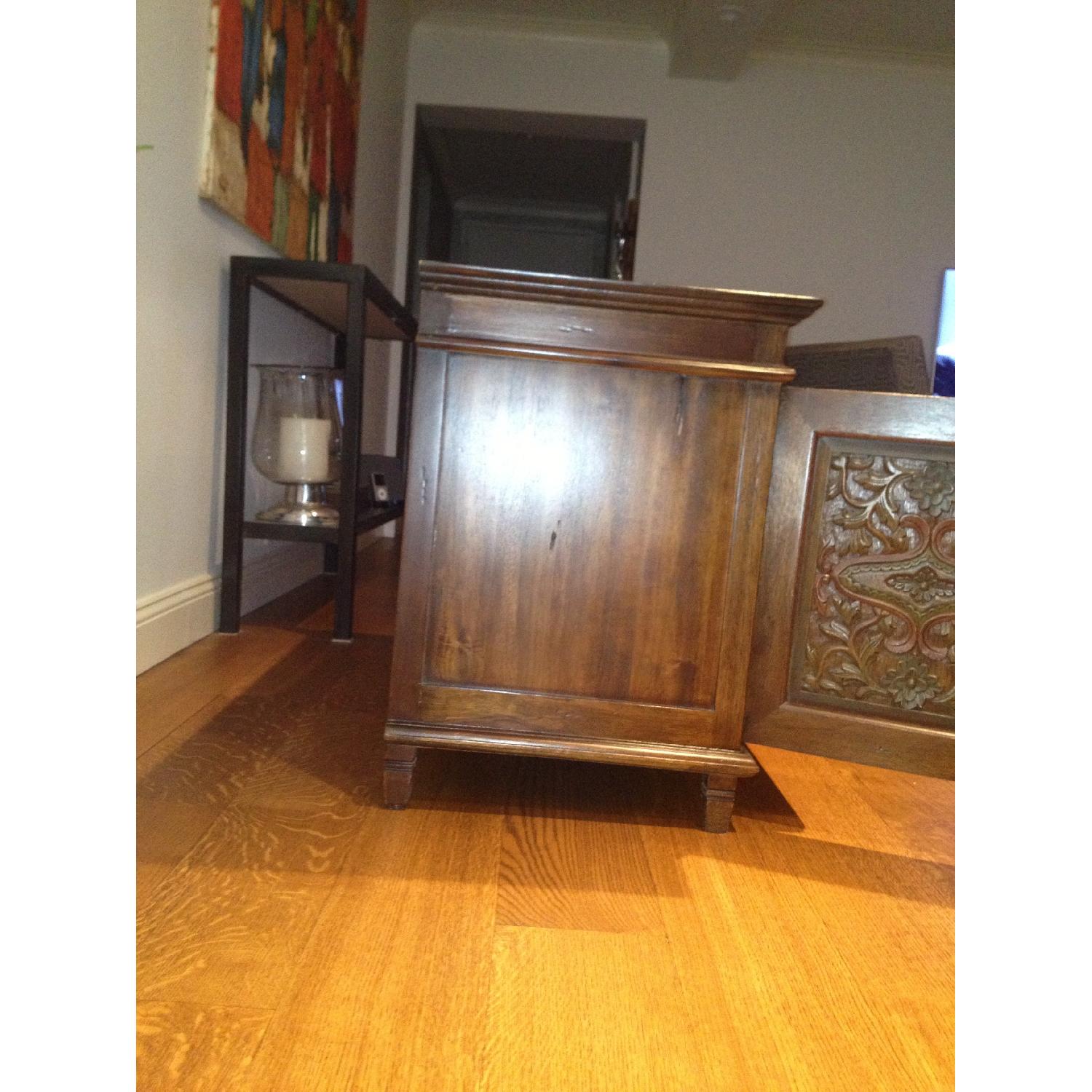 Light Walnut Finish TV Media Console - image-3