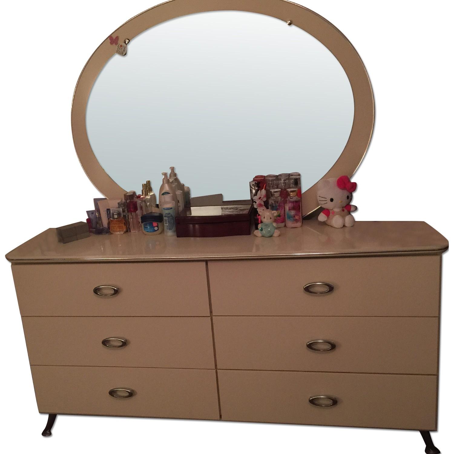 Ashley Furniture Ivory & Silver Bedroom Set - image-6