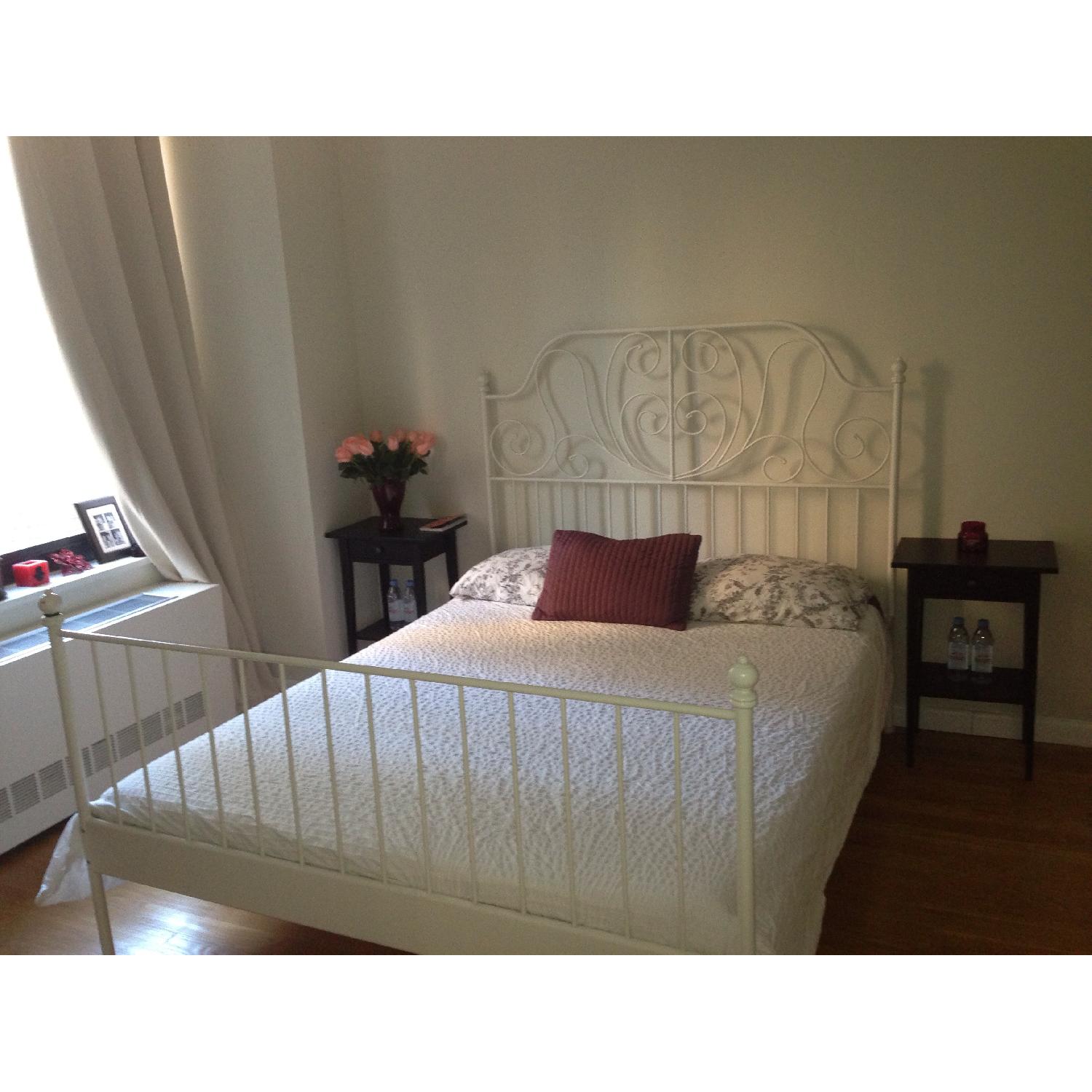 Ikea Queen Size Metal Bed Frame - image-1