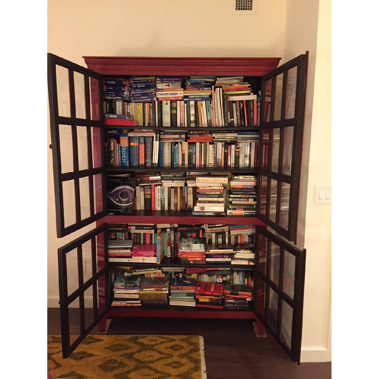 Crate & Barrel Tall Cabinet - image-1