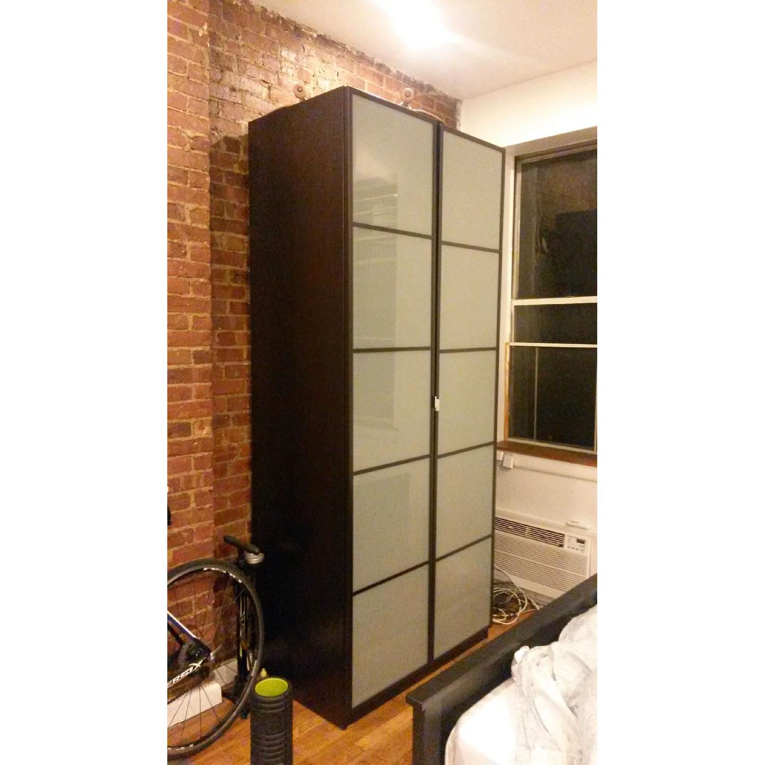 Tall Black Wardrobe - image-2